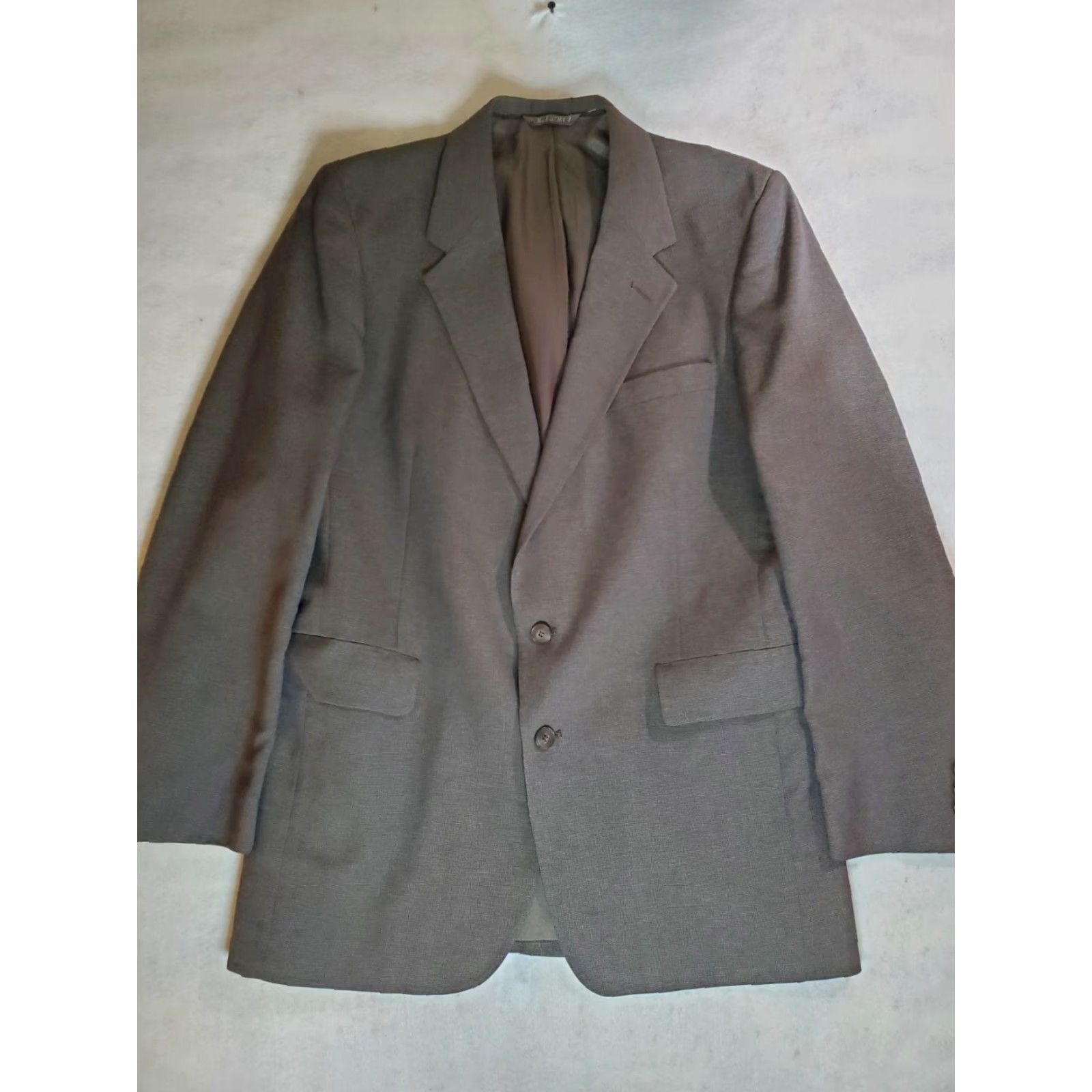 Levi's VINTAGE Levi Strauss Made In USA Brown Business Suit Men's 42L 2 Piece Suit Size 42R - 2 Thumbnail