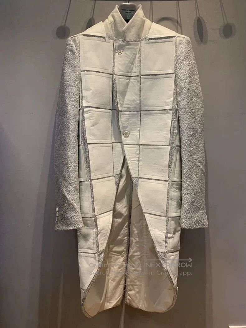 Comme des Garcons Comme des Garçons White Tailcoat Coat. Size US M / EU 48-50 / 2 - 3 Thumbnail