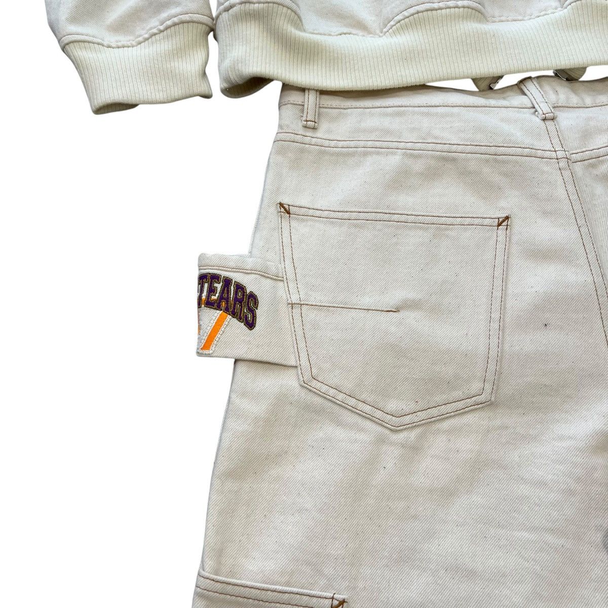 DENIM TEARS × Dior Christian Dior 23SS Denim Tears Carpenter Bermuda Shorts Size US 44 / EU 60 - 15 Thumbnail