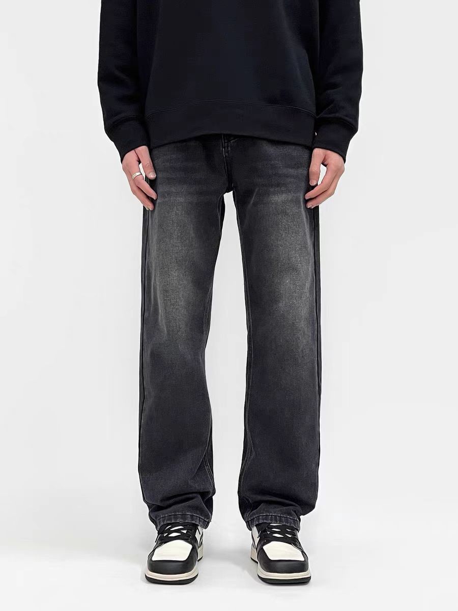 Japanese Brand × Jean High street washed baggy straight leg jeans Size US 34 / EU 50 - 2 Thumbnail