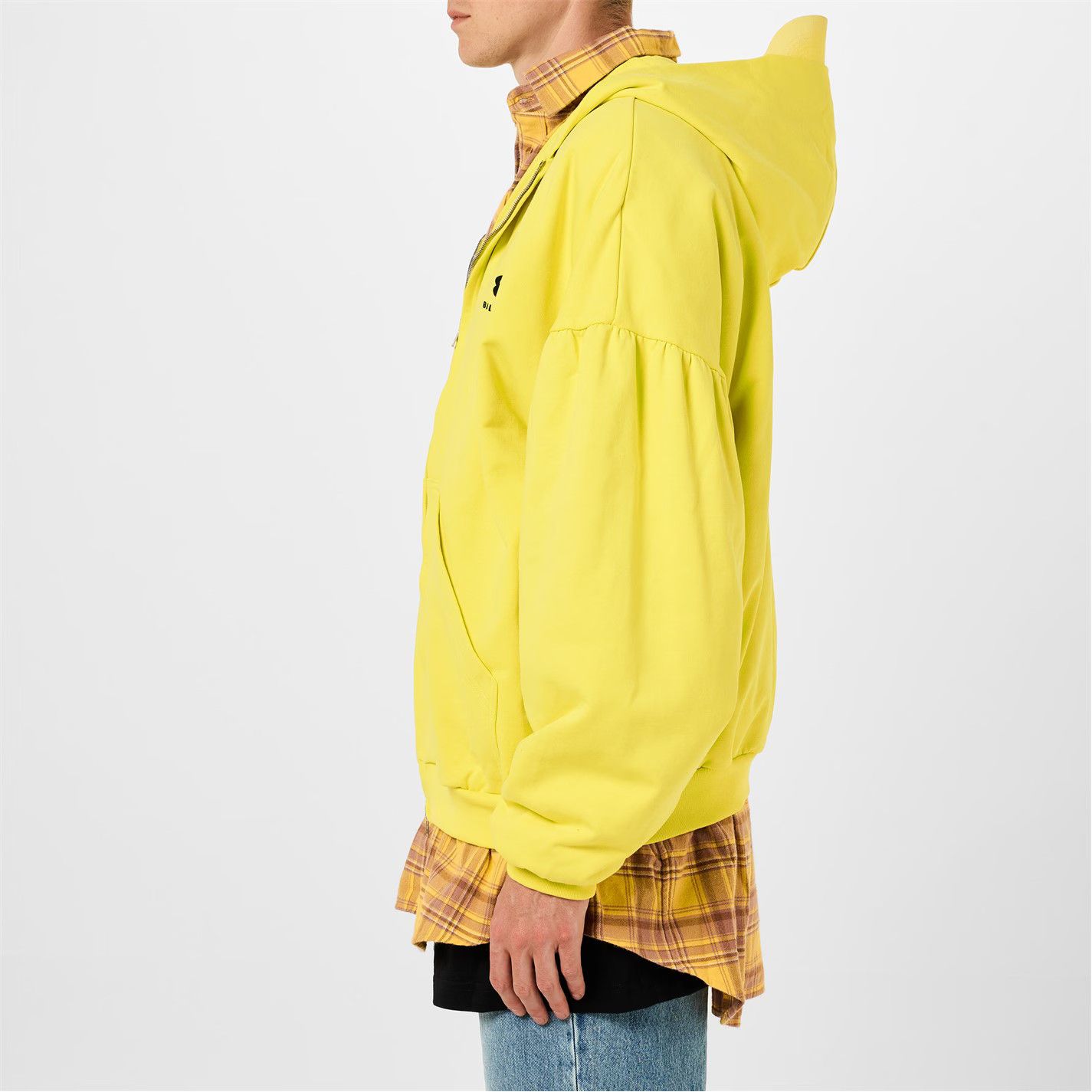 Balenciaga o1g2r1mq0226 Unity Sports Icon Oversized Hoodie In Yellow Size US XL / EU 56 / 4 - 5 Thumbnail