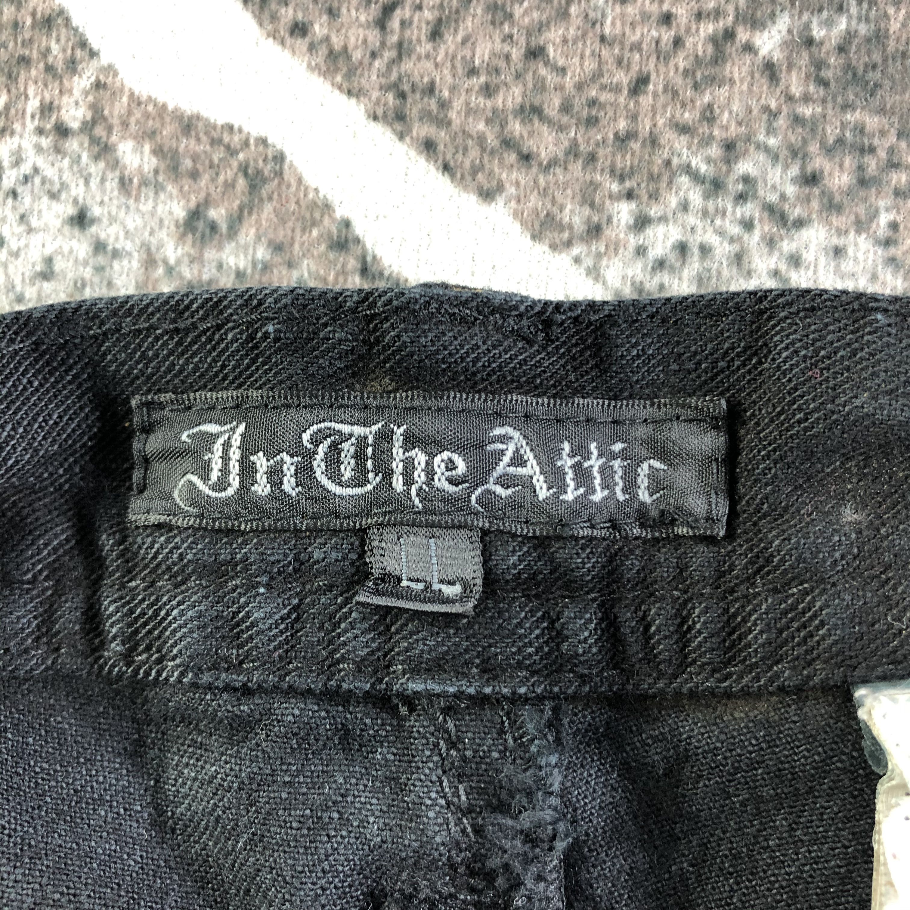 In The Attic In The Attic Jeans Distress Faded Black Denim KJ2961 Size US 32 / EU 48 - 8 Thumbnail