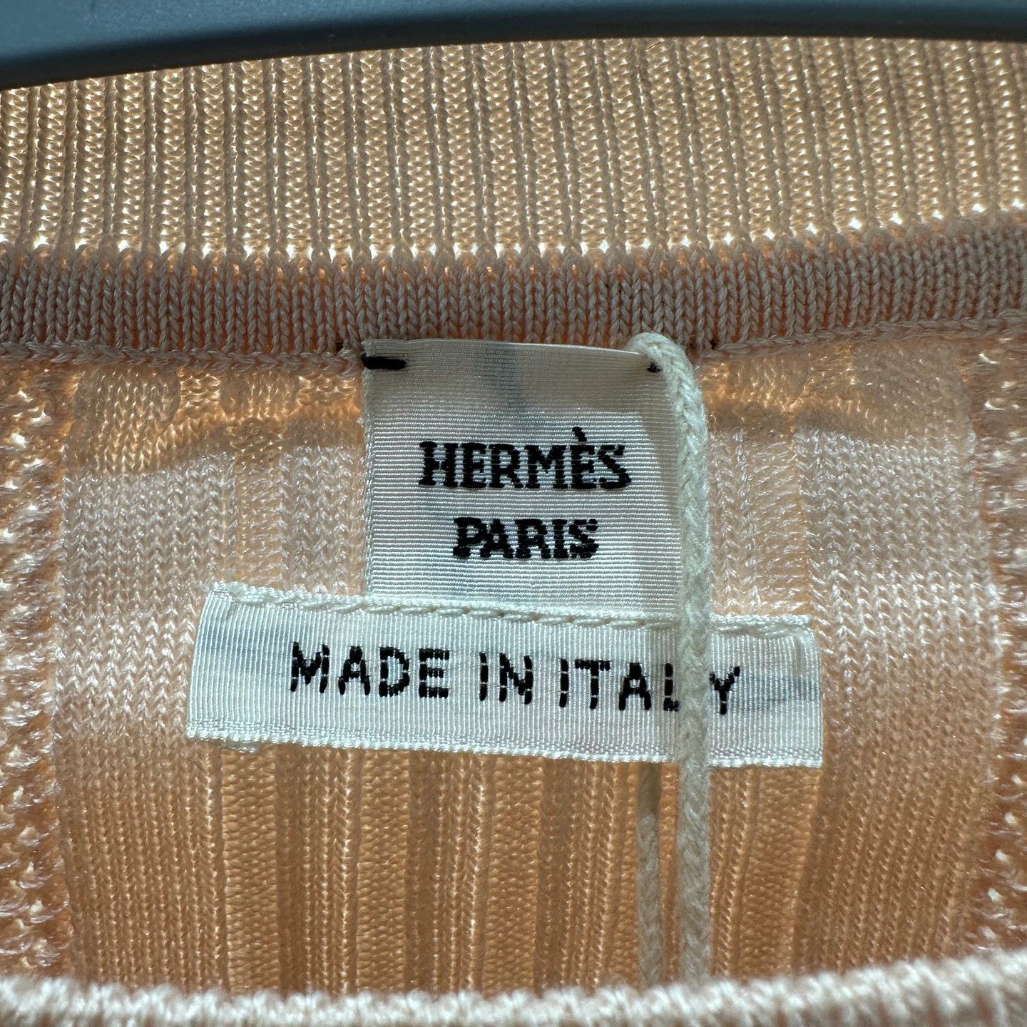 Hermes Hermes apr97 25SS Silk Cable Knit Long Sleeve 36 Size XS / US 0-2 / IT 36-38 - 3 Thumbnail