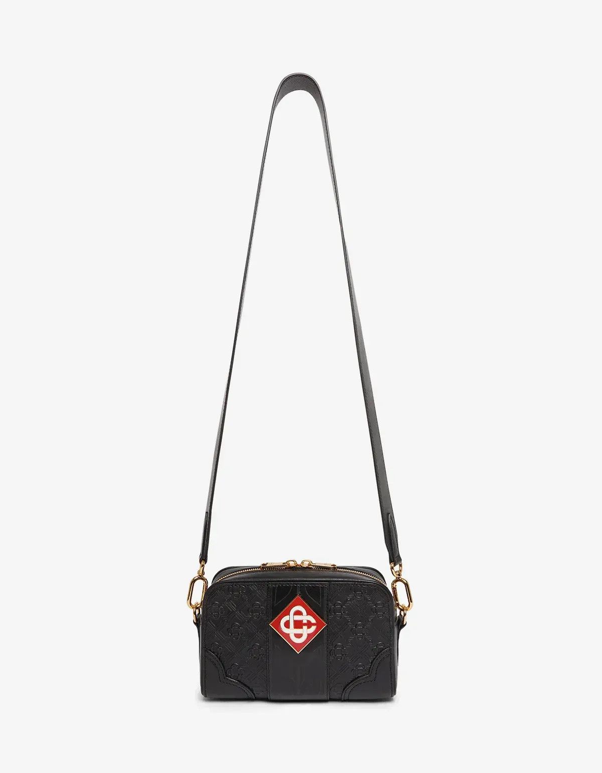 Casablanca Casablanca Black Monogram Crossbody Bag Size ONE SIZE - 4 Thumbnail