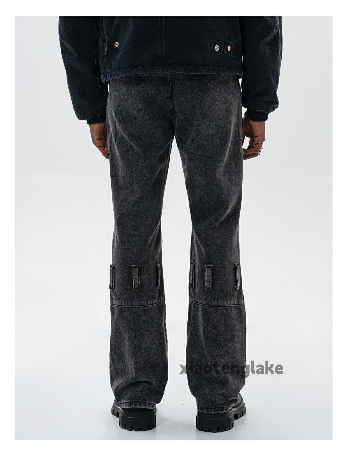 Jean × Vintage washed faded pocket hiphop skate cargo jeans Size US 32 / EU 48 - 5 Thumbnail