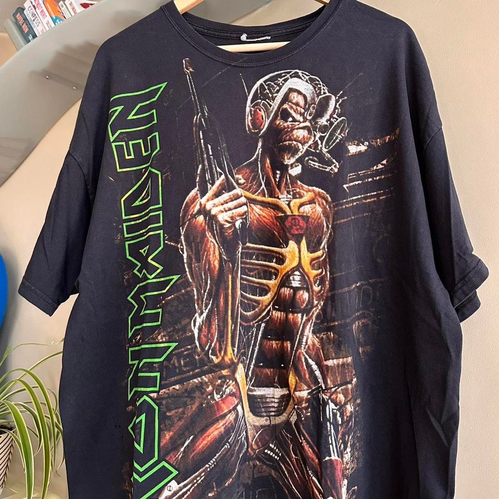 Band Tees × Vintage Vintage Y2K Iron Maiden Band Shirt Size US XL / EU 56 / 4 - 2 Thumbnail