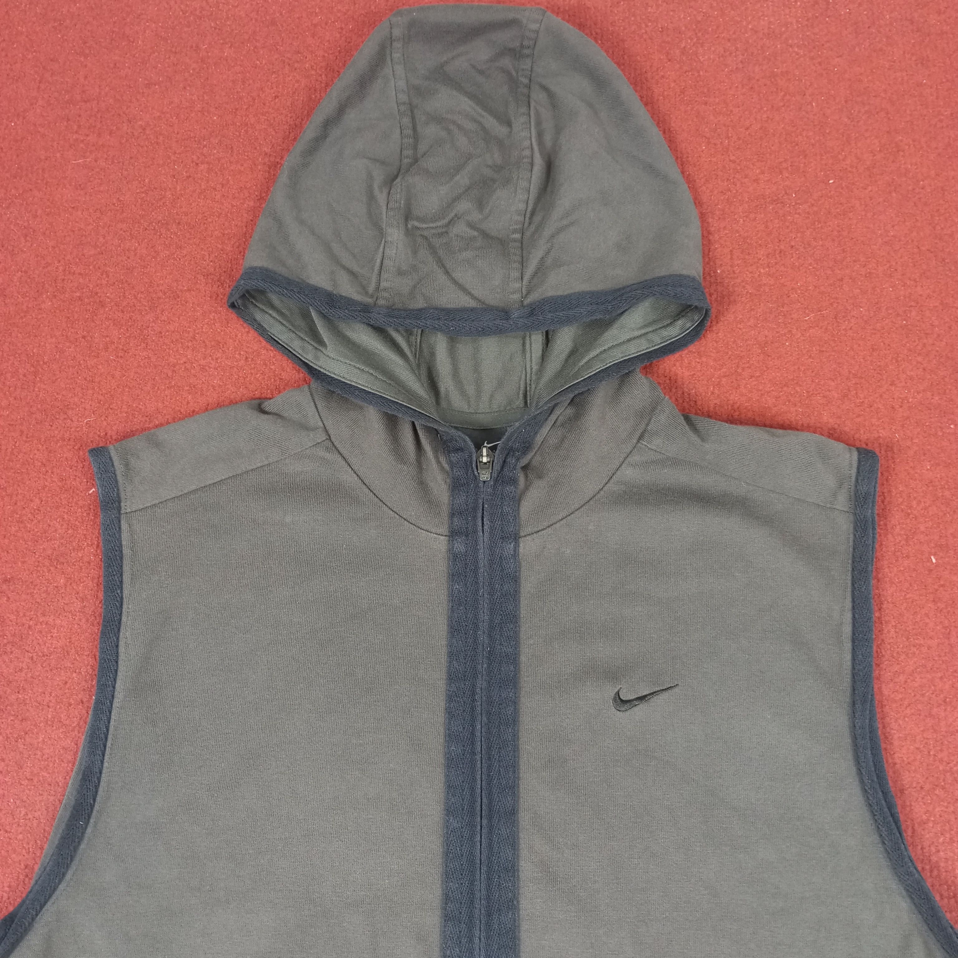 Nike × Vintage Nike Gym Training Sleeveless With Hoodie Size US S / EU 44-46 / 1 - 2 Thumbnail