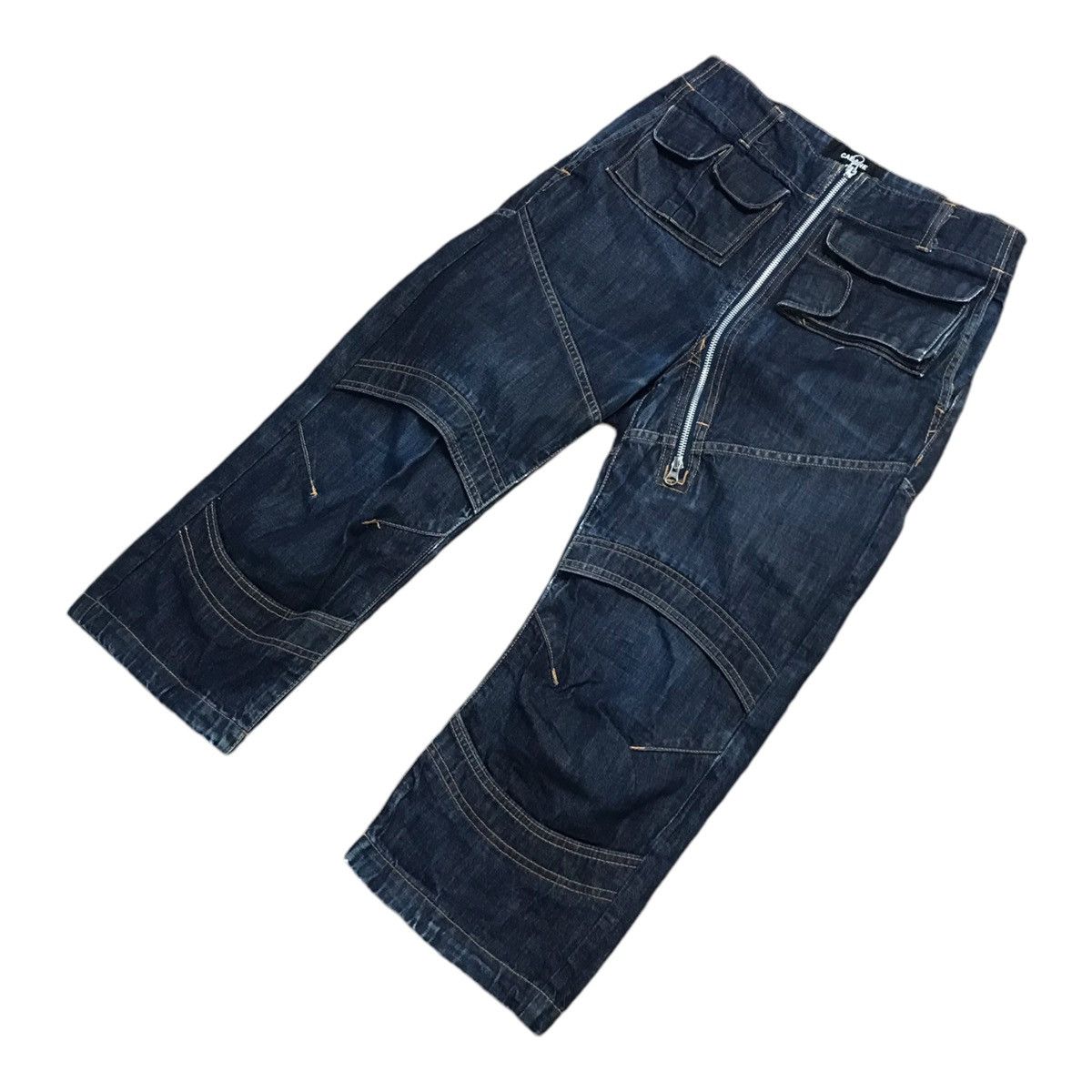 CABANE de ZUCCa CABANE DE ZUCCA ARCHIVE BUTTONS PANTS JEANS DENIM