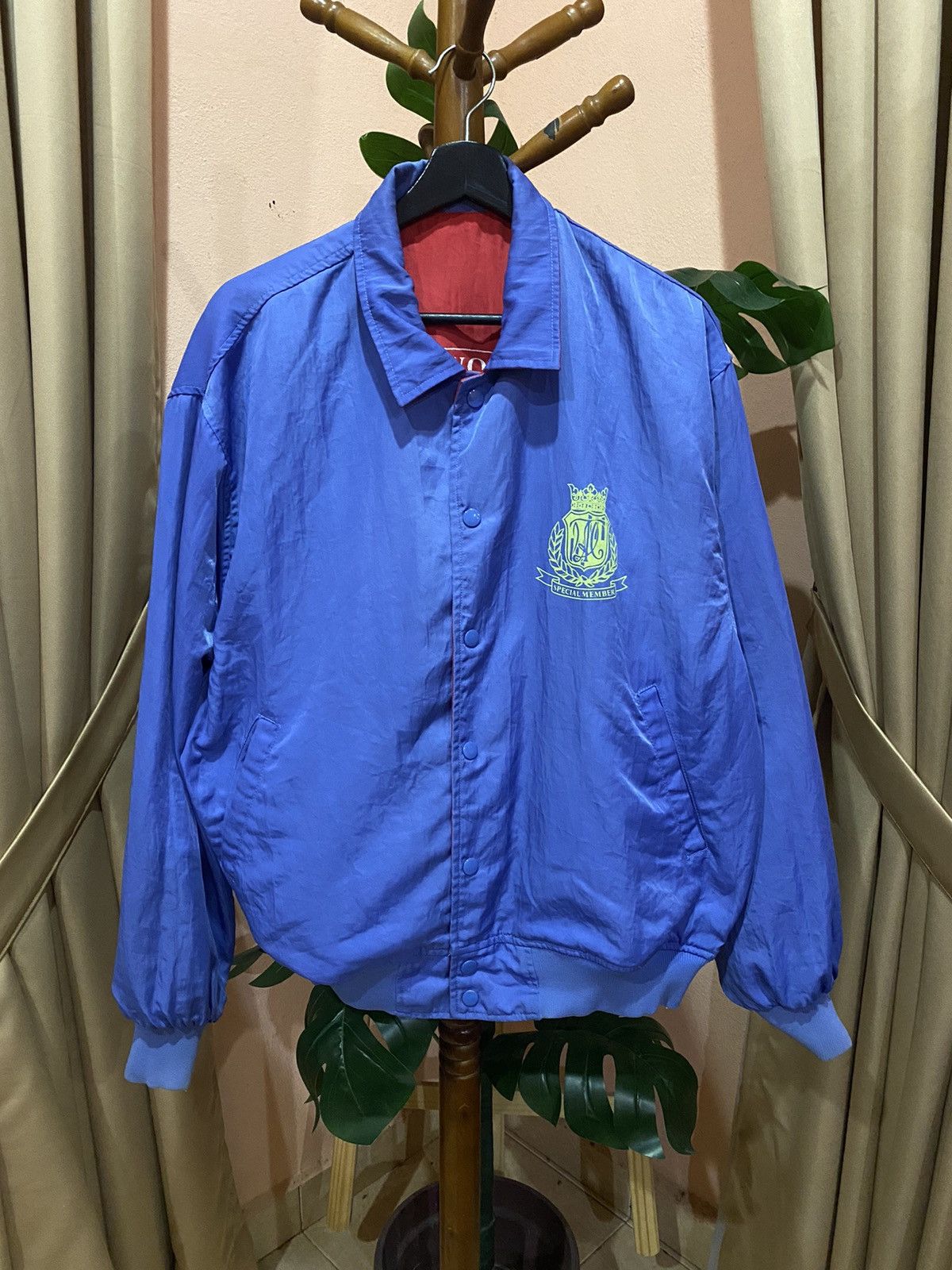 Vintage VINTAGE 80S VOLLEYBALL VARSITY REVERSIBLE JACKET Size US L / EU 52-54 / 3 - 11 Thumbnail