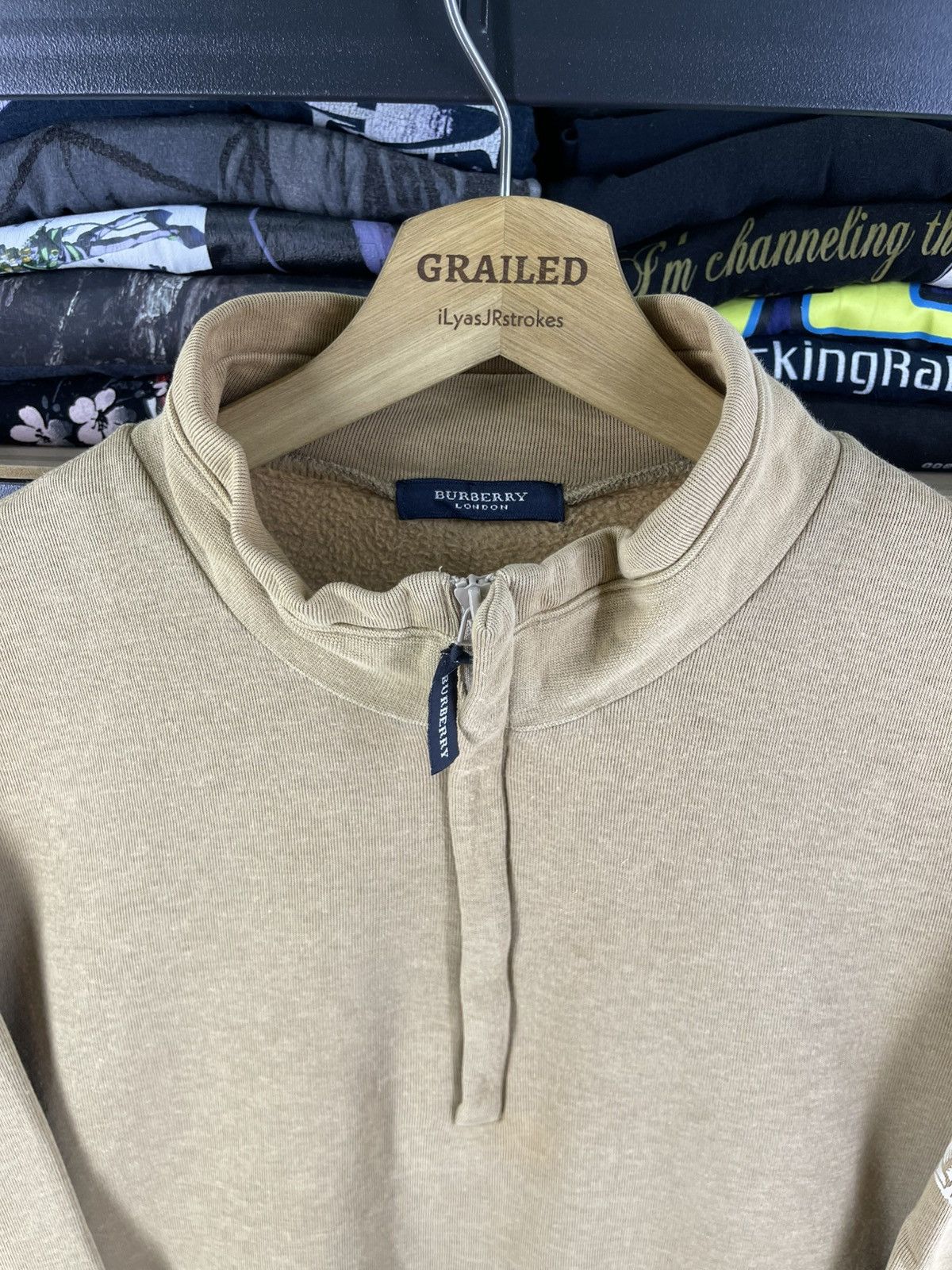 Burberry Burberry London Sweatshirt Half Zipper Size US L / EU 52-54 / 3 - 12 Thumbnail