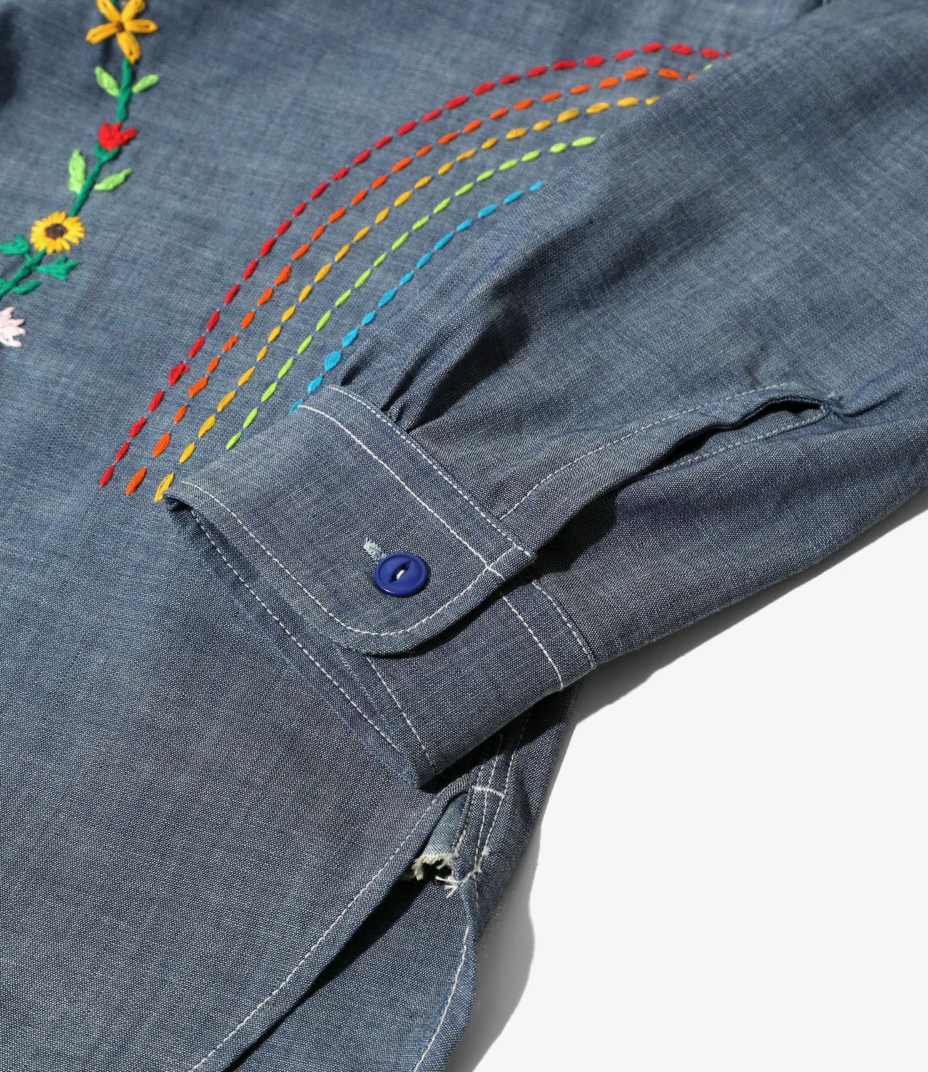 Needles NEPENTHES X OTAKARA NYC - Work Shirt - Chambray NEEDLES Size US M / EU 48-50 / 2 - 5 Thumbnail