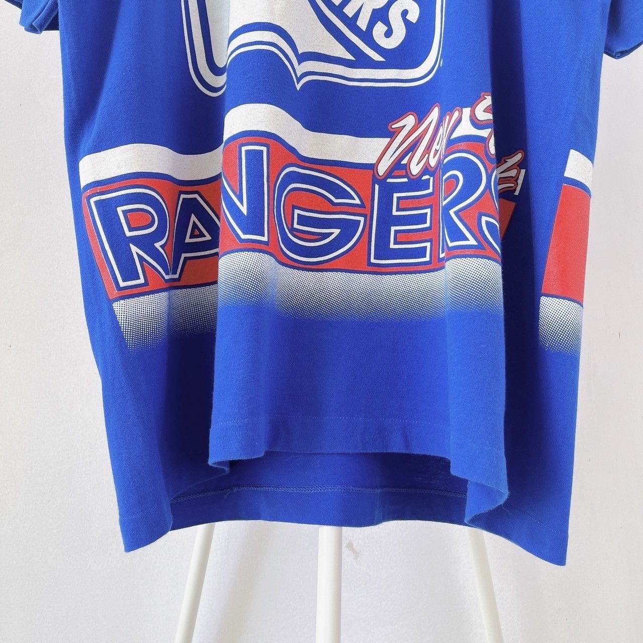 Vintage 90s New York Rangers NHL t-shirt/ XL Size US XL / EU 56 / 4 - 4 Thumbnail