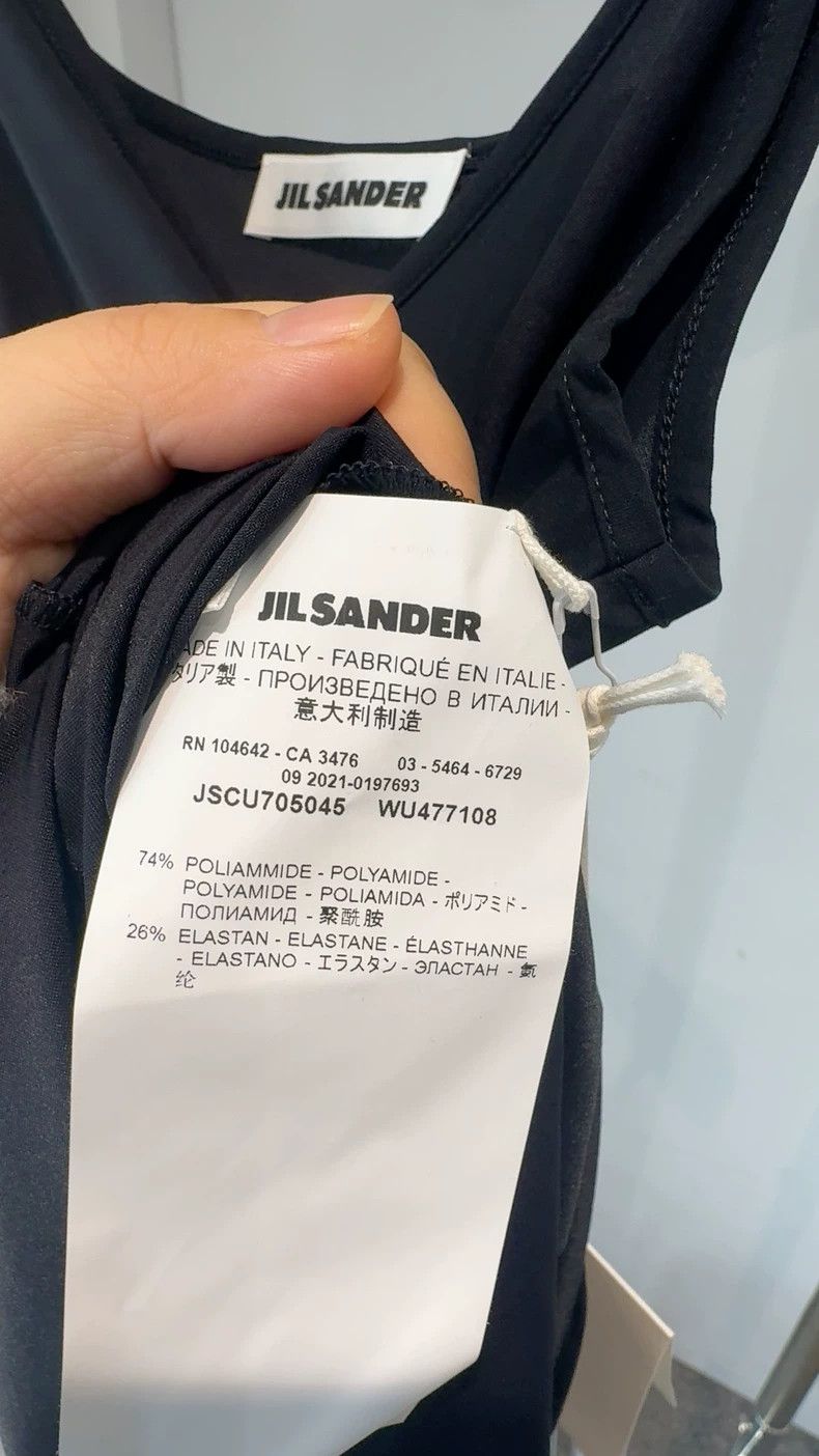 Jil Sander Jil Sander Black Thin Strap Dress Size XS / US 0-2 / IT 36-38 - 6 Thumbnail