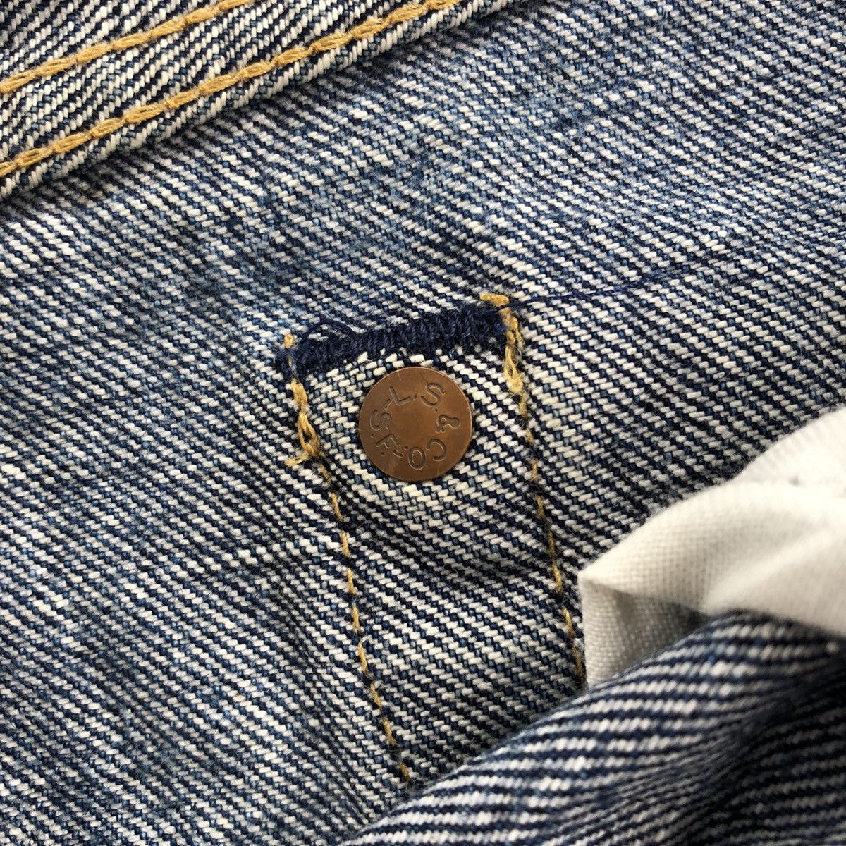 Levi's Vintage Levi's 702 Big E Selvedge Denim Pants Size US 33 - 11 Thumbnail