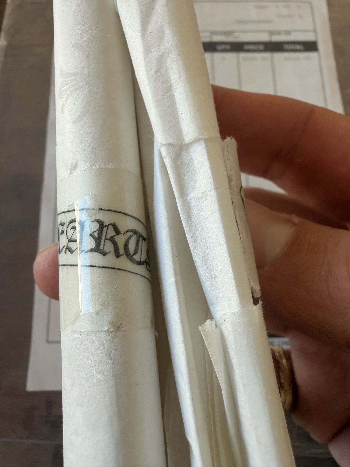 Chrome Hearts Chrome Hearts Chopsticks 100% Authentic RARE 2012 Ebony Wood Size ONE SIZE - 20 Thumbnail