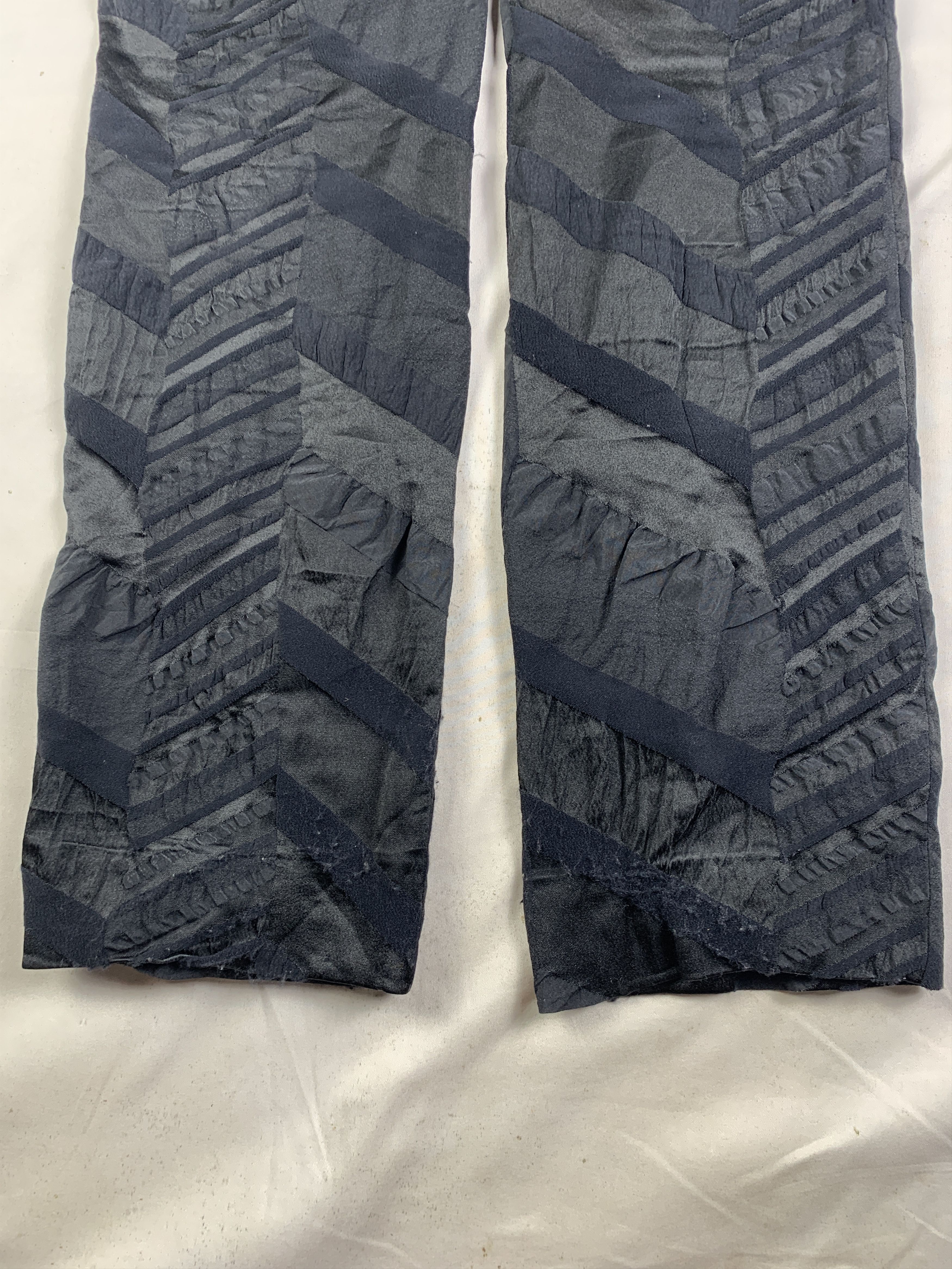 Issey Miyake 2000s Issey Miyake Black Geometric Pants (29) Size 29" - 11 Thumbnail