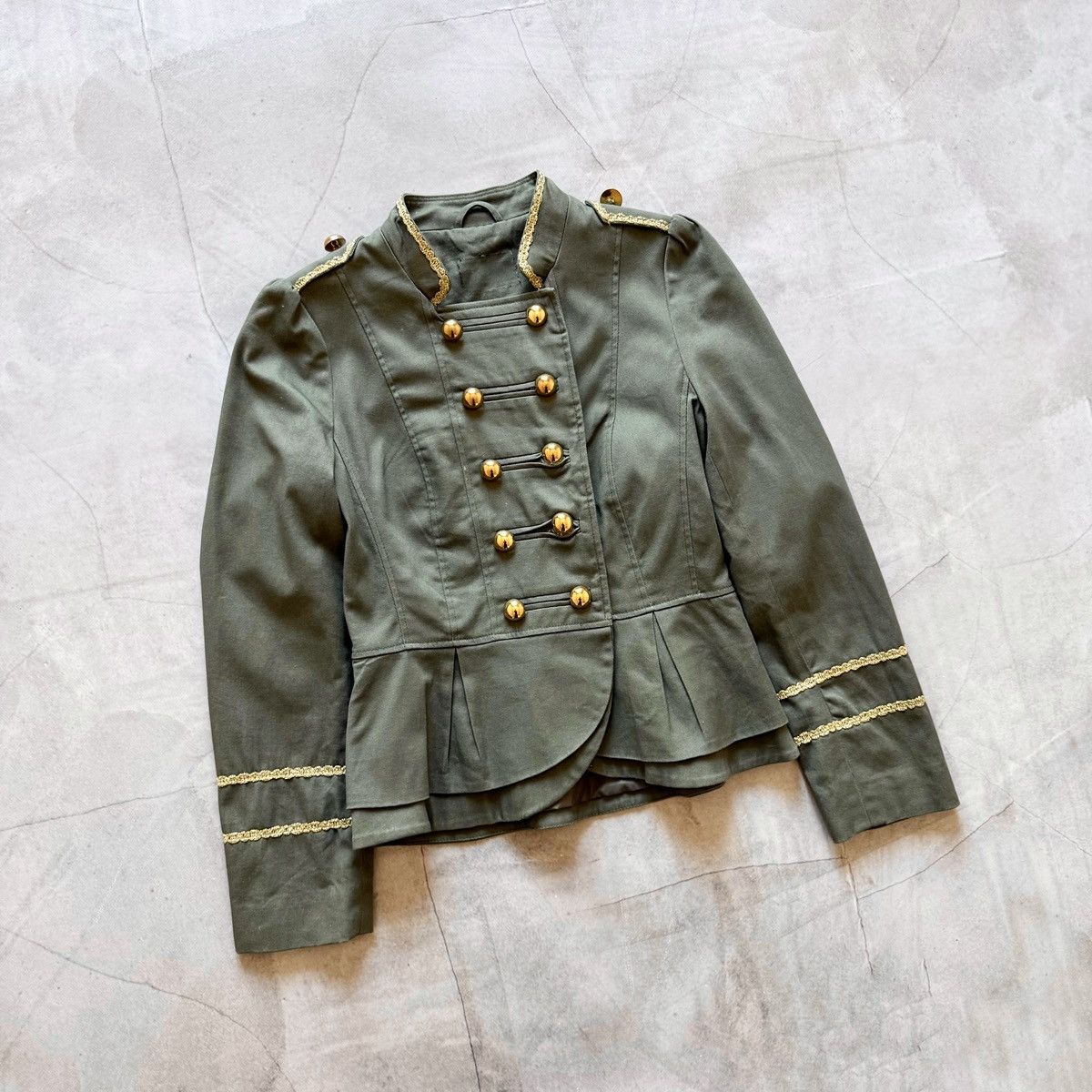 00s Napoleon Military Faded Jacket Coat PPFM YSL LGB Vibe