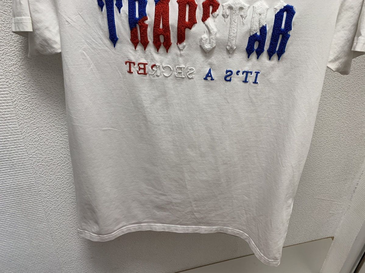 Trapstar London Trapstar white t-shirt big logo Xl y2k drill Size US XL / EU 56 / 4 - 6 Thumbnail