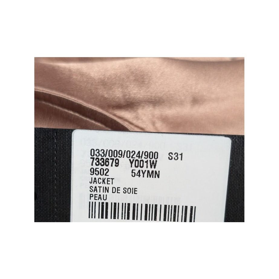 Saint Laurent Paris o1rshd1 Satin De Soie Jacket in Peau Size US L / EU 52-54 / 3 - 22 Thumbnail