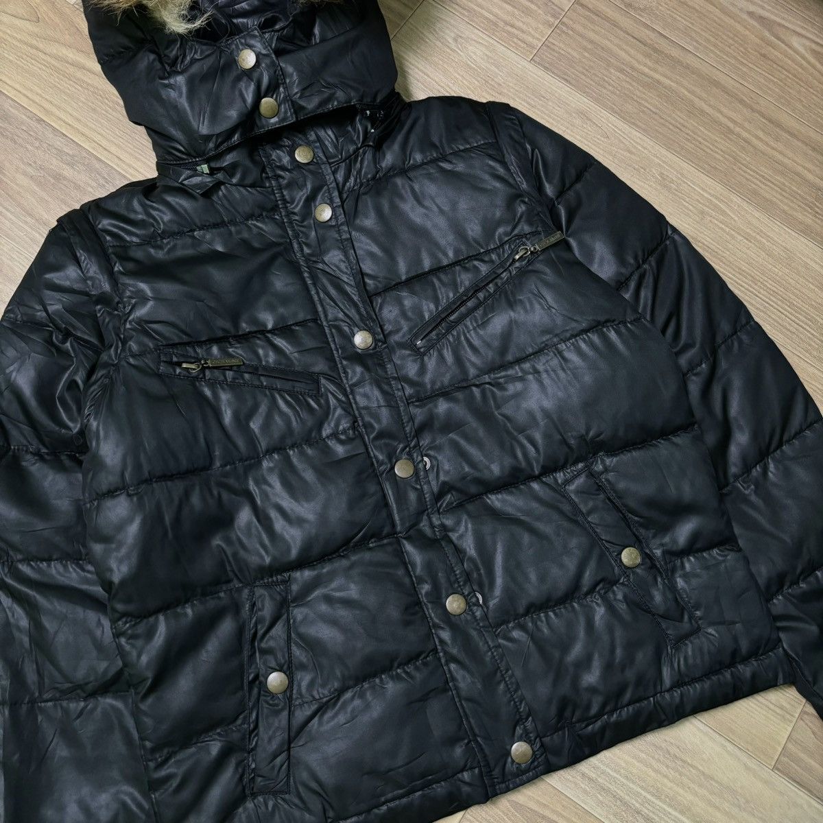 14th Addiction × If Six Was Nine × Le Grande Bleu (L.G.B.) CecMcBee Fur jacket/vest Puffer down puffer LGB ifsixwasnine Size M / US 6-8 / IT 42-44 - 7 Thumbnail