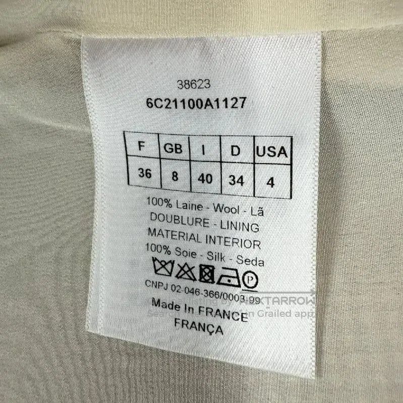 Dior Dior Grey Wool Cardigan for Women . Size M / US 6-8 / IT 42-44 - 4 Thumbnail