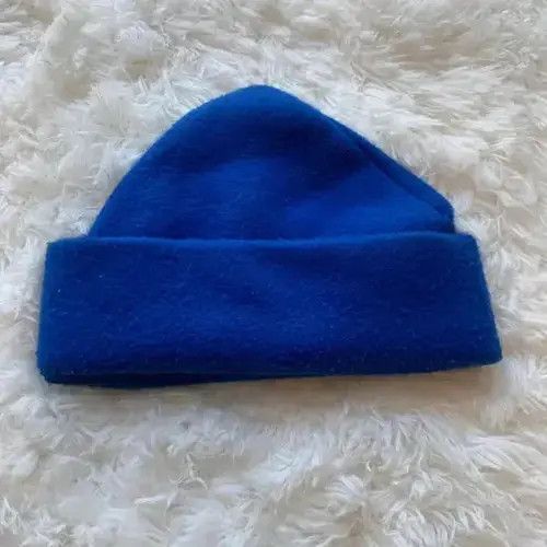 Vintage Blue Fleece Beanie Size ONE SIZE - 2 Thumbnail
