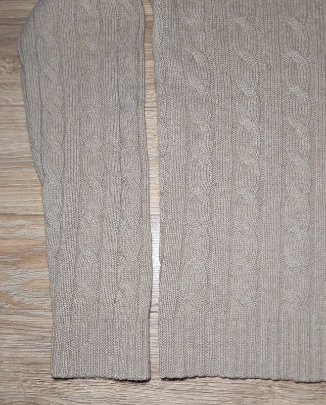 Other 100% cashmere sweater jumper u-neck beige vintage Size L / US 10 / IT 46 - 5 Thumbnail