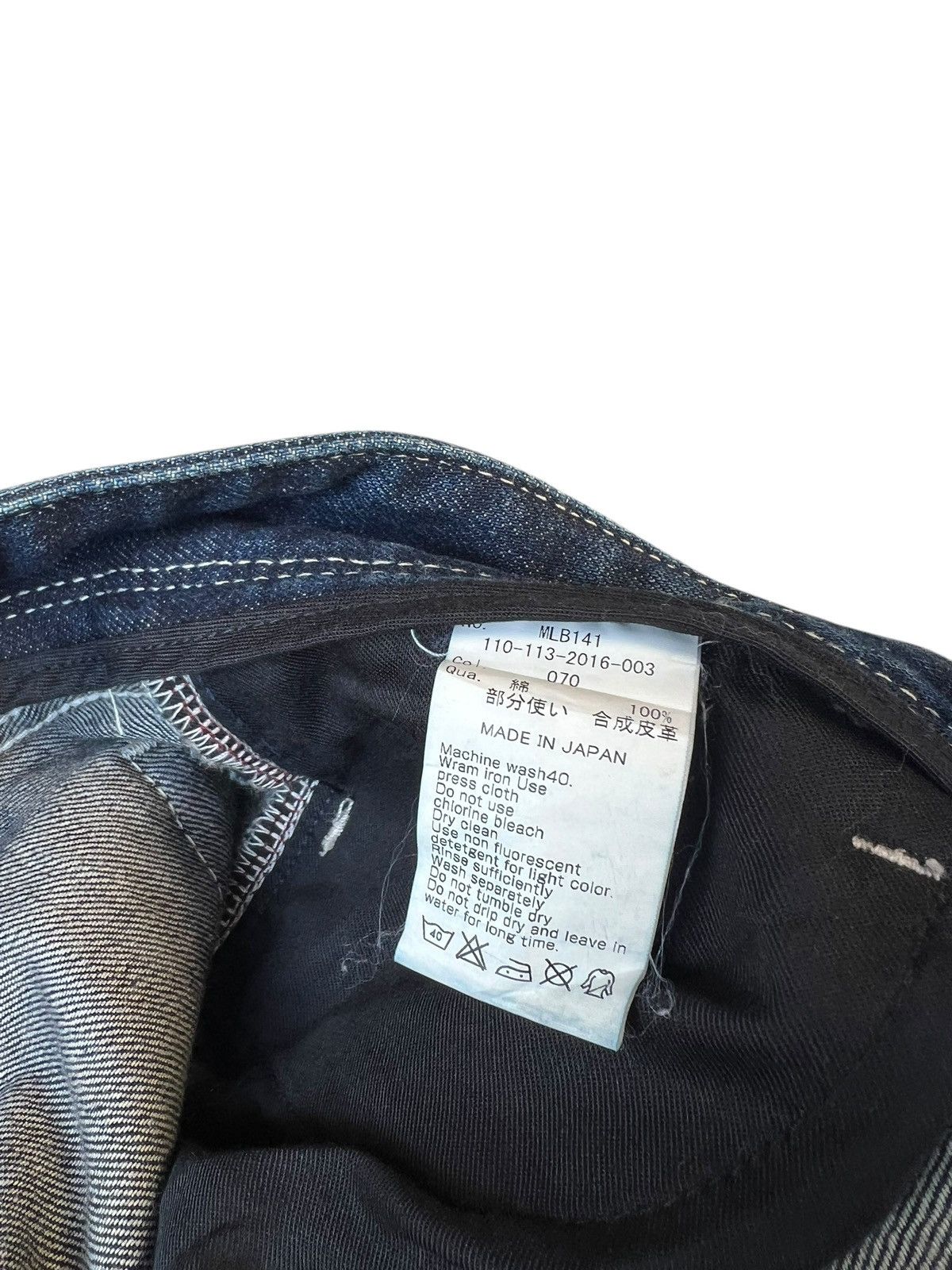 If Six Was Nine × Le Grande Bleu (L.G.B.) × Murder License Clawmark Waxed Denim Murder License Flare Jeans Size US 29 - 22 Thumbnail