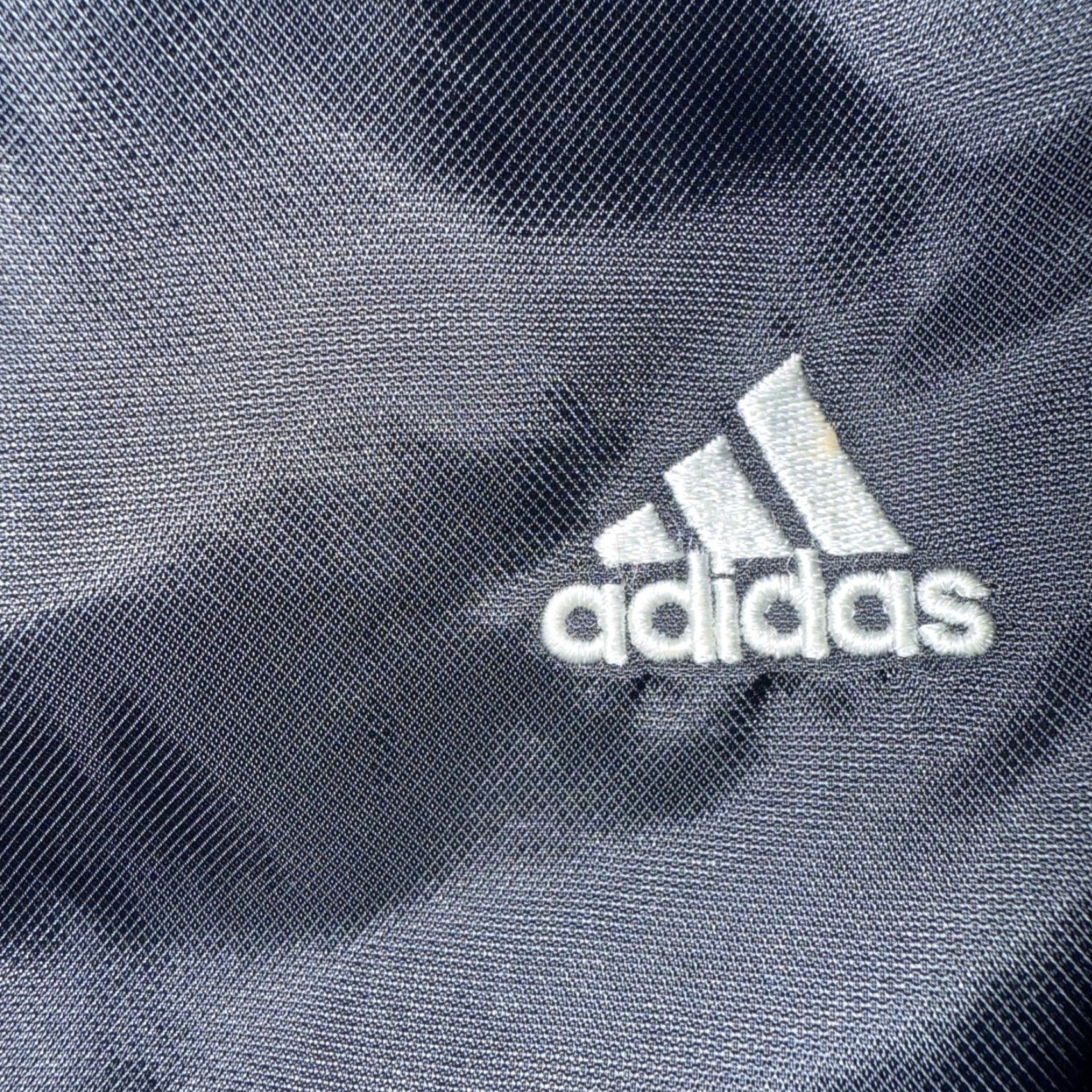 Adidas VINTAGE Adidas Track Pants Men’s XL Black 3 Stripe Nylon Zip Ankle Windbreakers Size US 36 / EU 52 - 5 Thumbnail