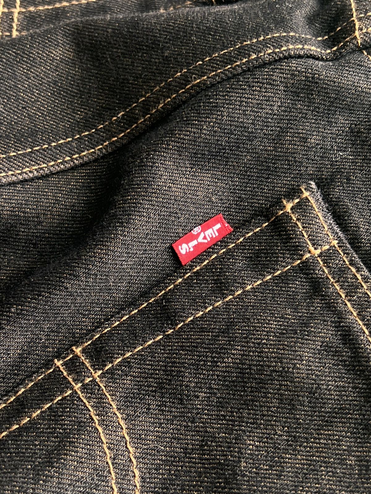 Levi's × Stussy Stüssy Levi’s Crispy Rinse 568 Stay Loose Jeans Black W32 L Size US 32 / EU 48 - 20 Thumbnail