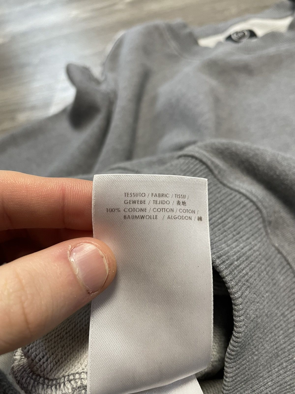 Alexander McQueen Alexander McQueen Big Logo Gray Sweatshirt Crewneck Size US M / EU 48-50 / 2 - 13 Thumbnail