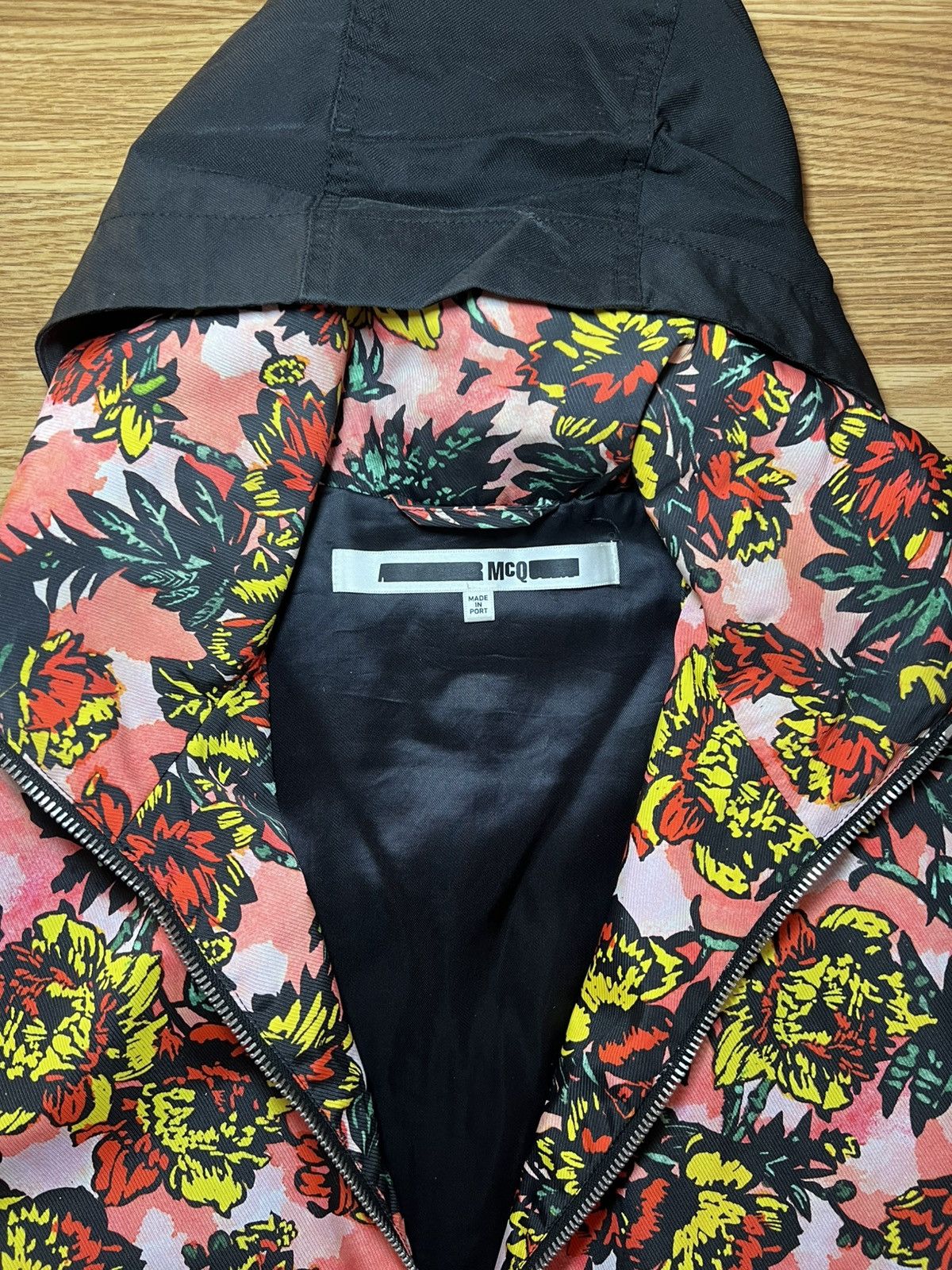 MCQ McQ Floral Print Hooded Jacket Size US S / EU 44-46 / 1 - 2 Thumbnail