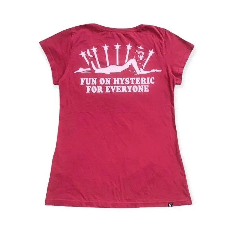Hysteric Glamour Hysteric Glamour Wicked Graphic Pink Tee Size Free Size M / US 6-8 / IT 42-44 - 2 Thumbnail