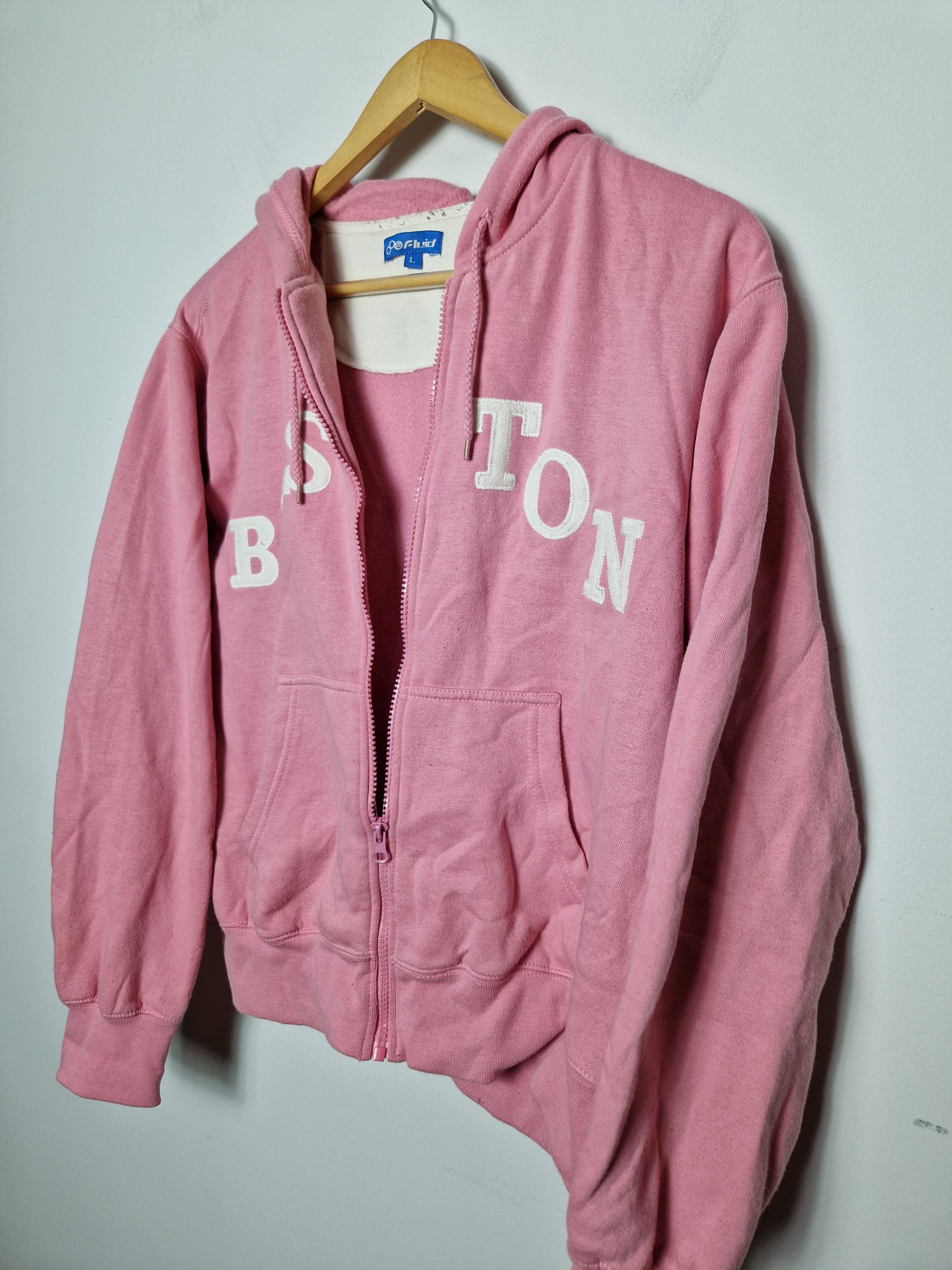 Juicy Couture × Vintage Boston vintage y2k 2000s vibe hoodie sweatshirt Size L / US 10 / IT 46 - 4 Thumbnail