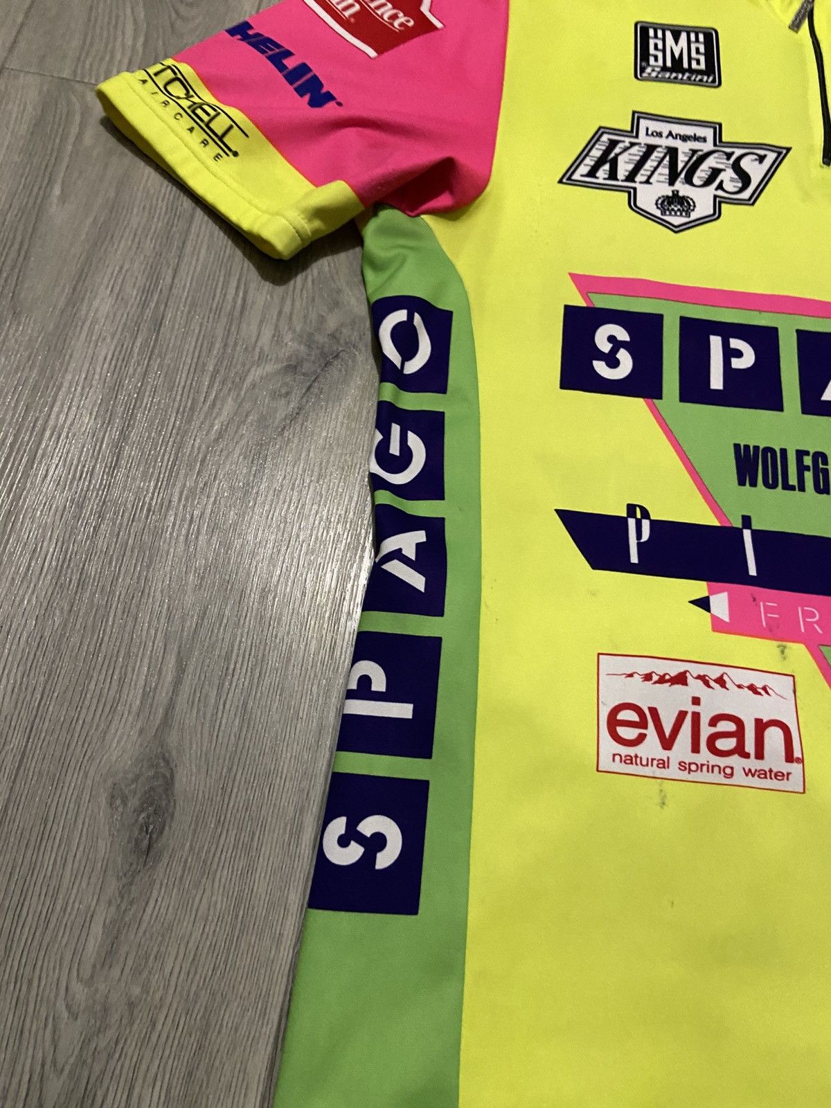 Rapha SMS Santini LS Velo Cycling Jersey LA Kings Spago Size US L / EU 52-54 / 3 - 8 Thumbnail
