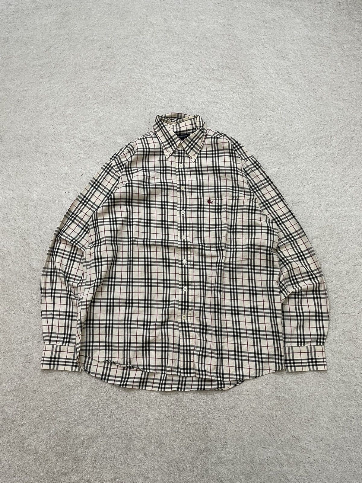 Burberry Burberry Vintage Plaid Shirt Y2K Hysteric Streetwear Ifsix Size US XL / EU 56 / 4 - 1 Thumbnail