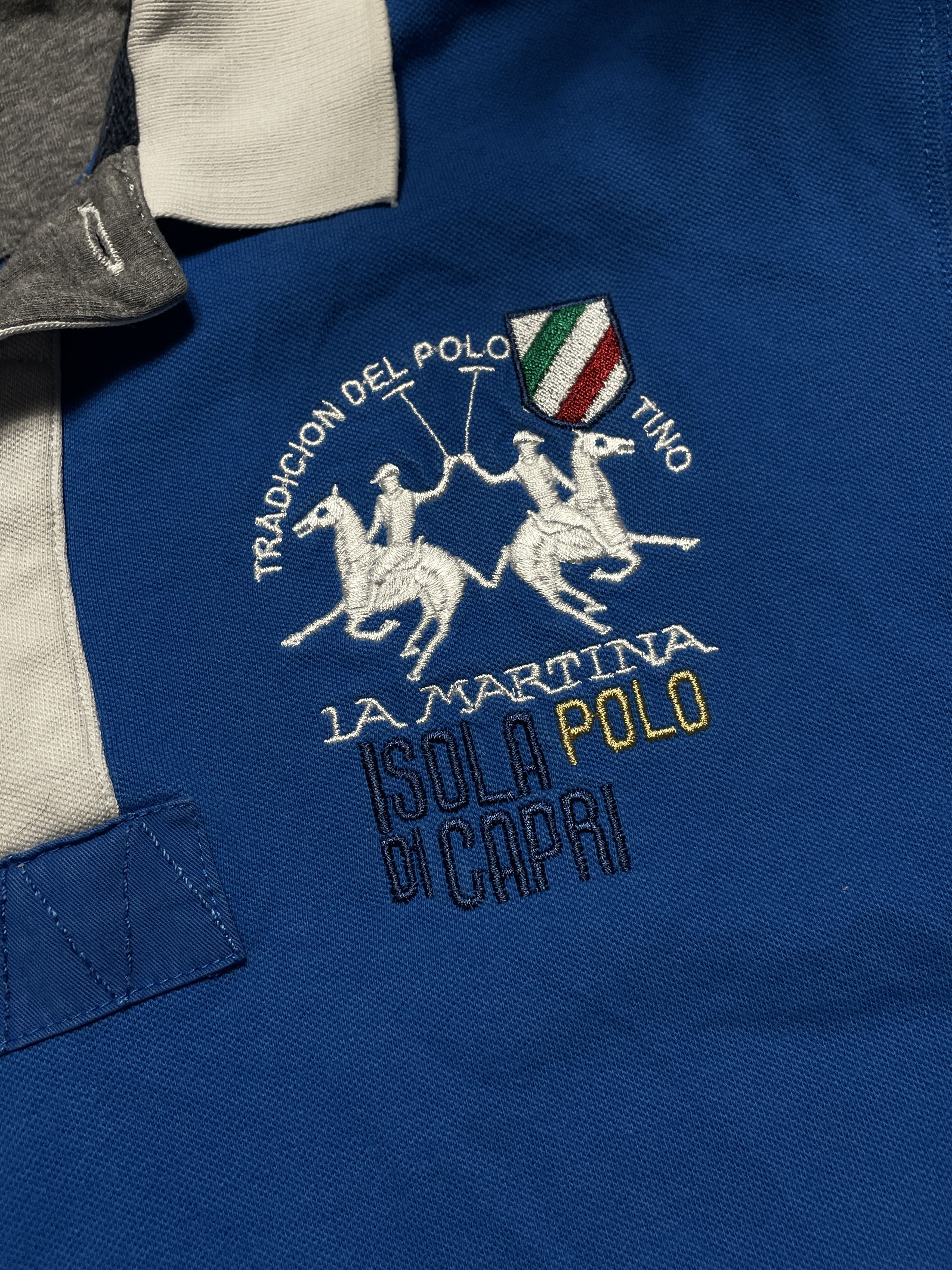 La Martina RARE La Martina Vintage Y2K Polo T-Shirt Size US L / EU 52-54 / 3 - 4 Thumbnail