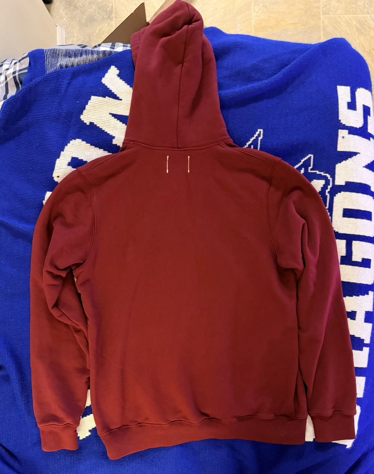 Dehen 1920 Dehen Burgundy Heavy Duty Hoodie Size Large Size US L / EU 52-54 / 3 - 5 Thumbnail