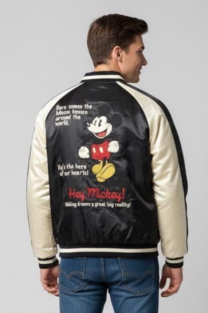 Disney Vintage 90s Mickey Mouse Sukarjan Jacket Size US M / EU 48-50 / 2 - 2 Thumbnail