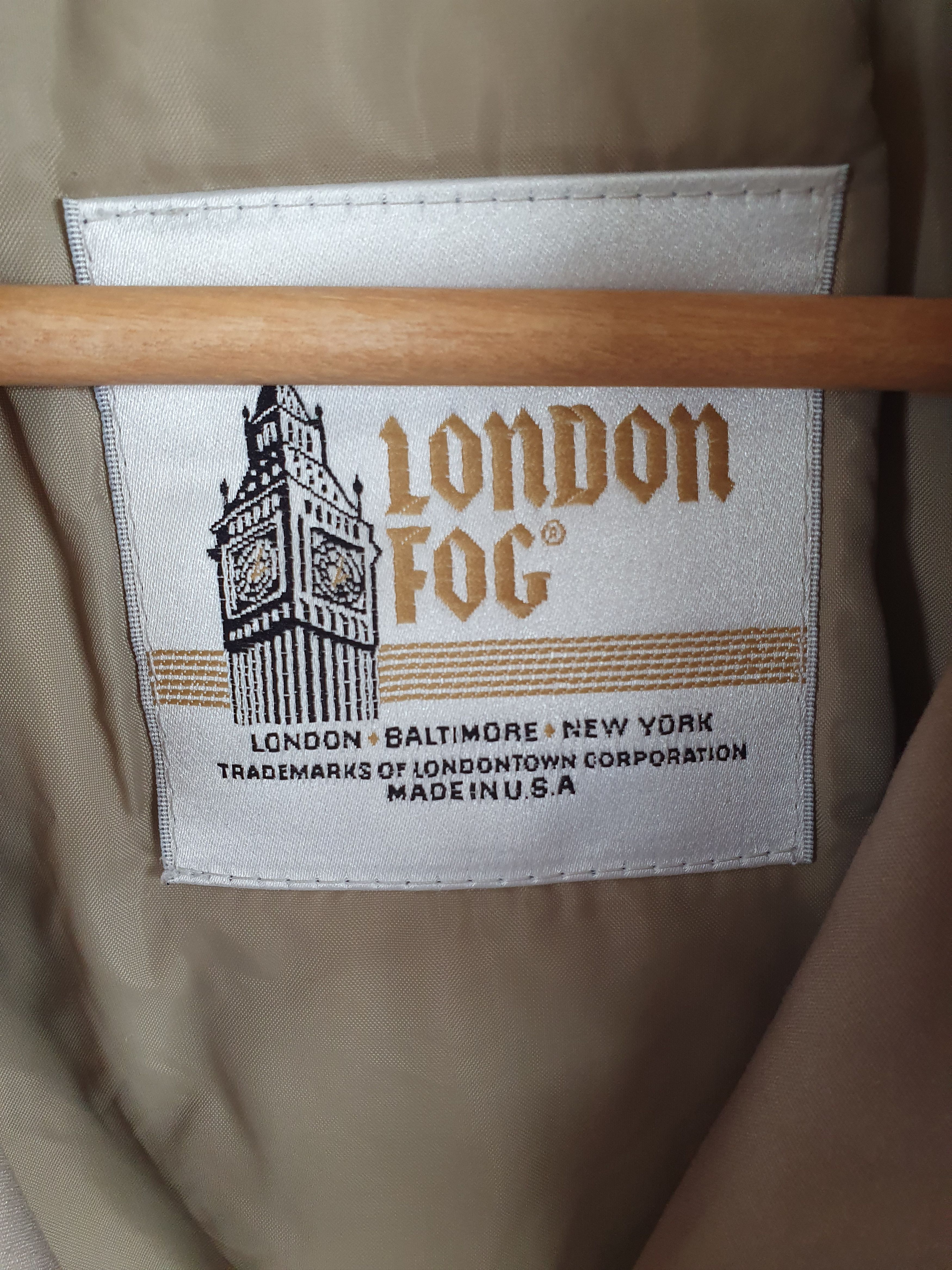 London Fog London Fog by Wamsutta Trench Coat With Made in USA 42 short Size US M / EU 48-50 / 2 - 2 Thumbnail