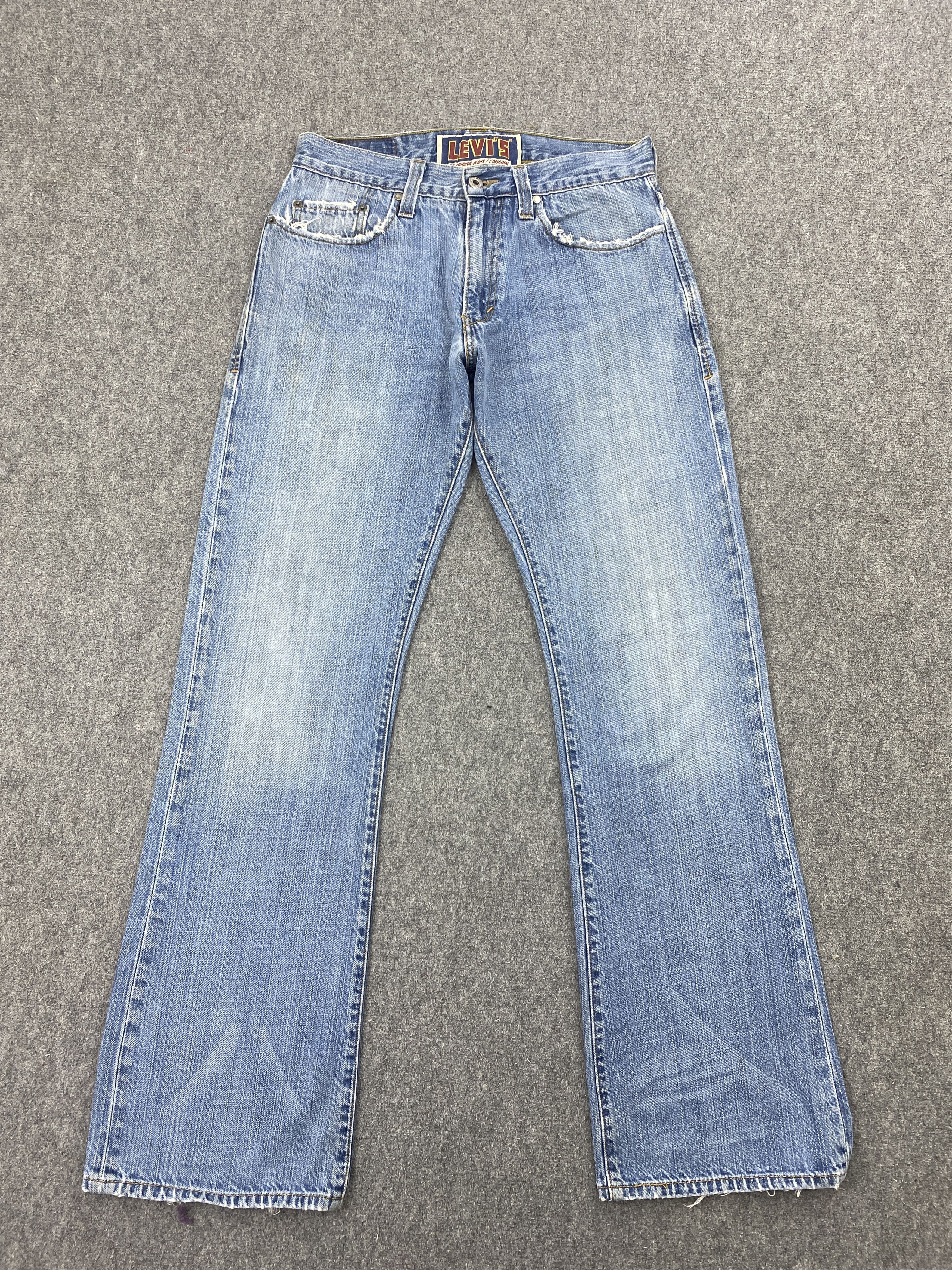 Levi's × Vintage Faded Blue Vintage Levi's 527 Low Bootcut Jeans Size US 31 - 1 Thumbnail