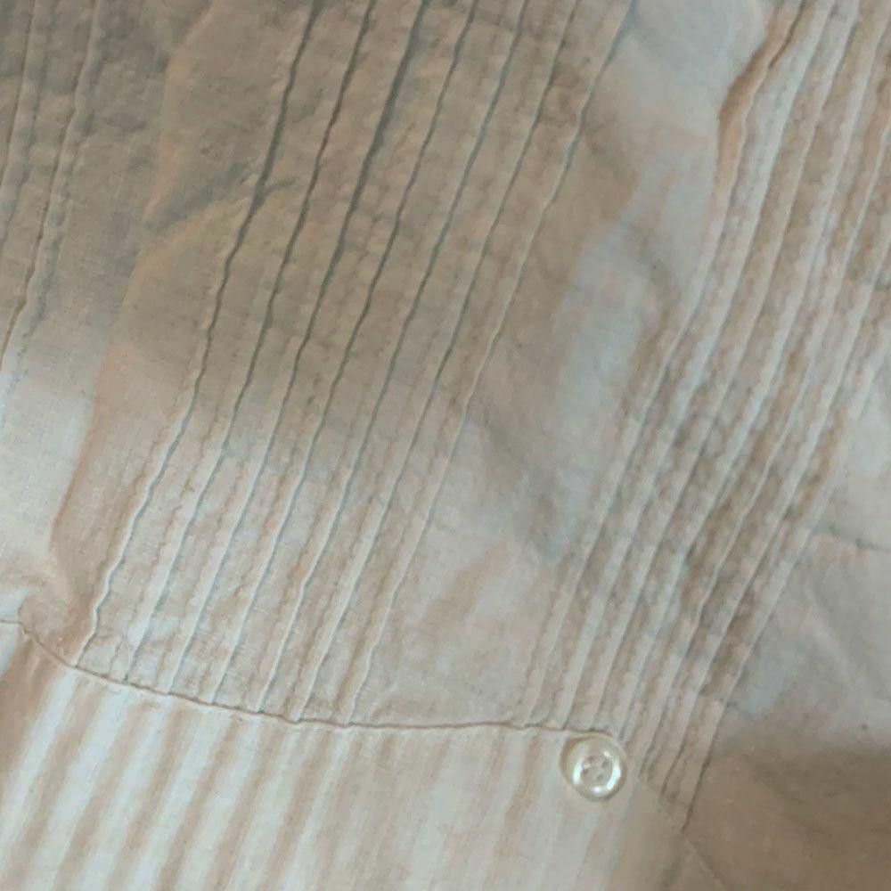 Designer Used White Hand Made Bluse S Size S / US 4 / IT 40 - 3 Thumbnail