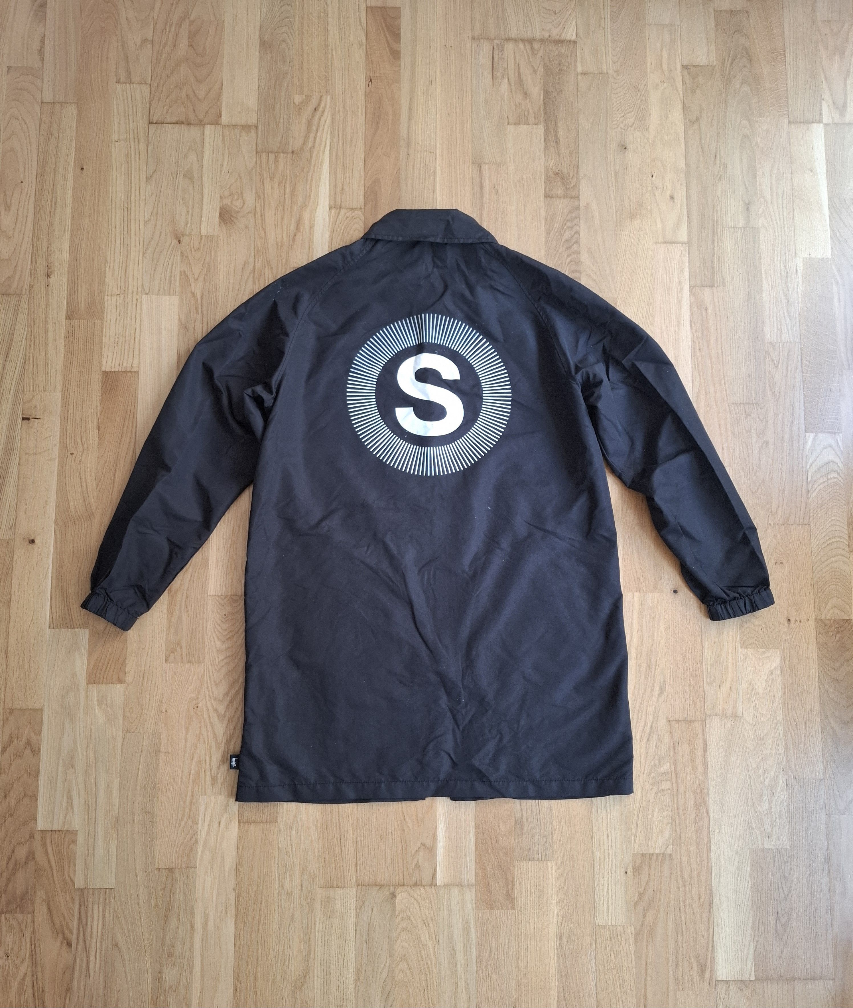 Stussy Back logo nylon raincoat Size US M / EU 48-50 / 2 - 5 Thumbnail