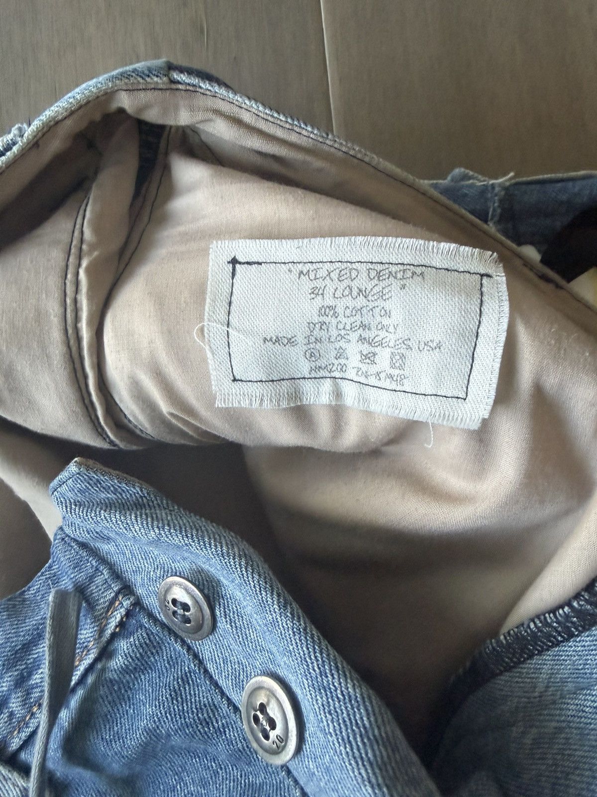 Greg Lauren Greg Lauren mixed denim 34 lounge size 3 Size US 36 / EU 52 - 5 Thumbnail