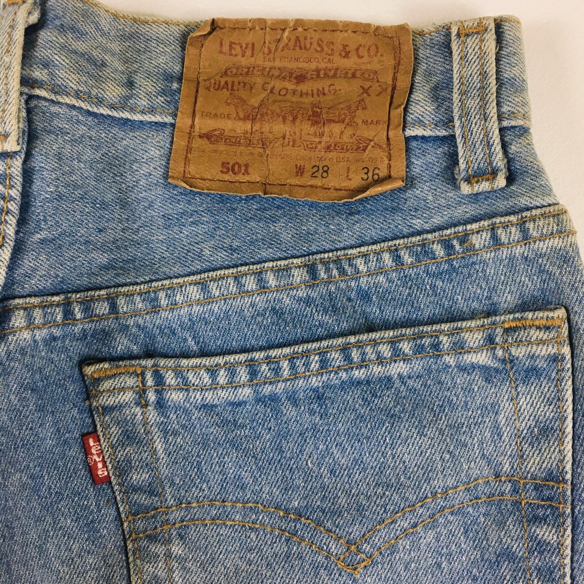 Levi's Vintage Clothing Vintage Levi’s 501 XX Straight Cut Made in USA Size US 27 - 9 Thumbnail