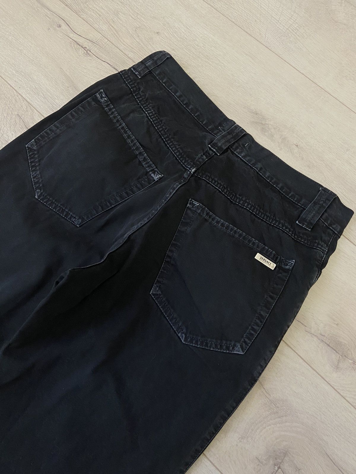 Versace Versace Collection Black Pants Jeans Size US 32 / EU 48 - 2 Thumbnail