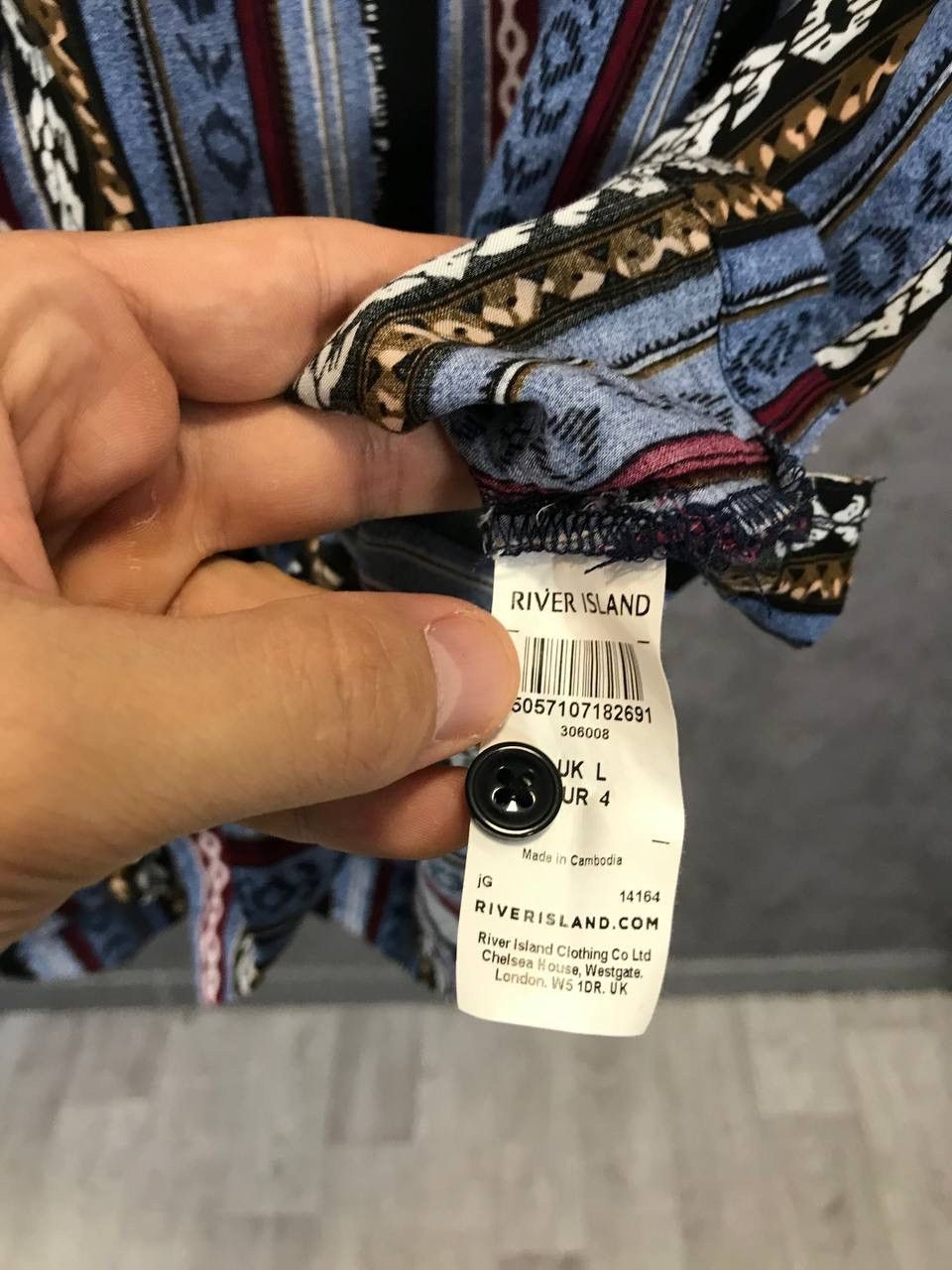 Other River Island Hawaiian crazy art shirt Size US L / EU 52-54 / 3 - 5 Thumbnail