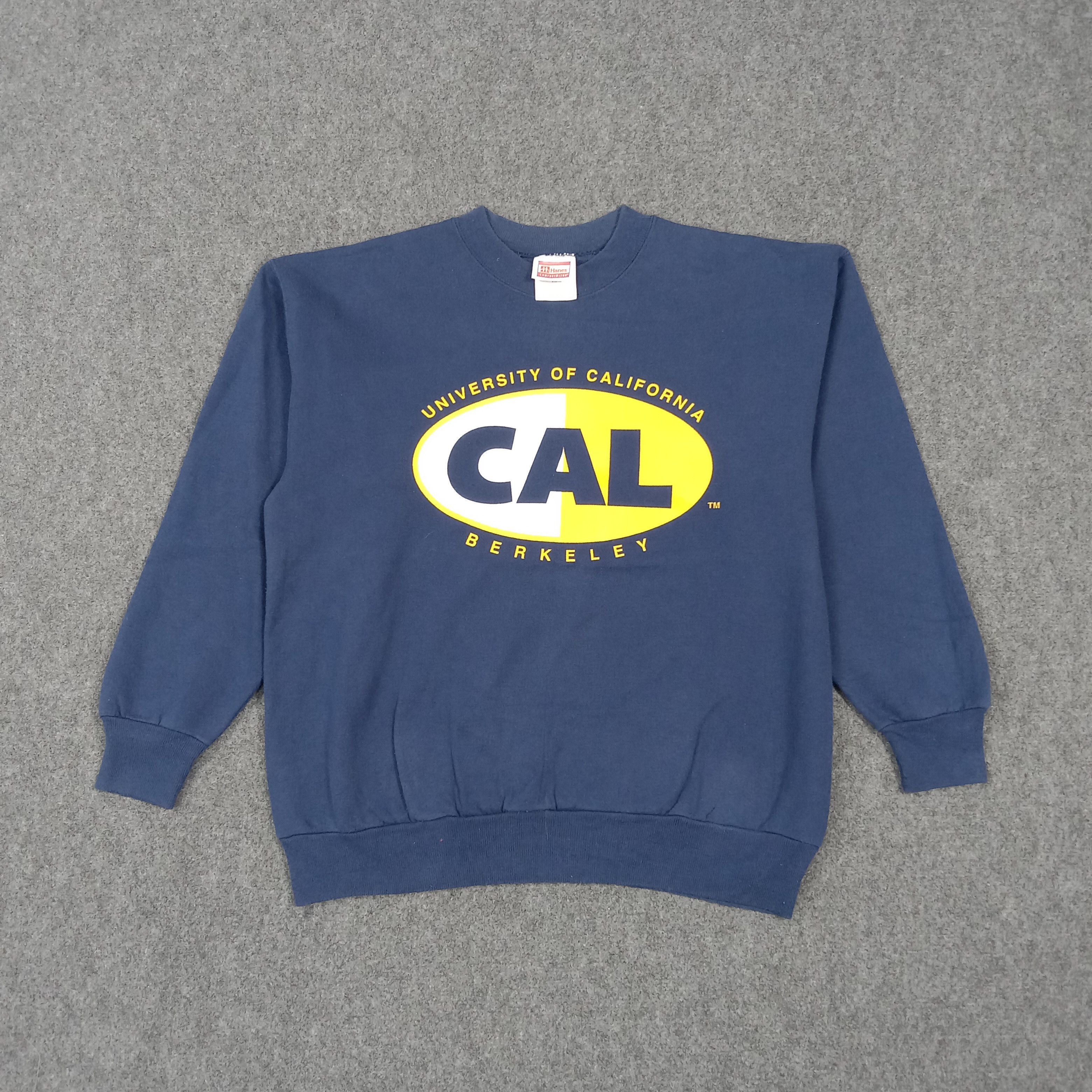 Hanes University of California Berkeley Promo Sweatshirt C283N10 Size US M / EU 48-50 / 2 - 1 Thumbnail