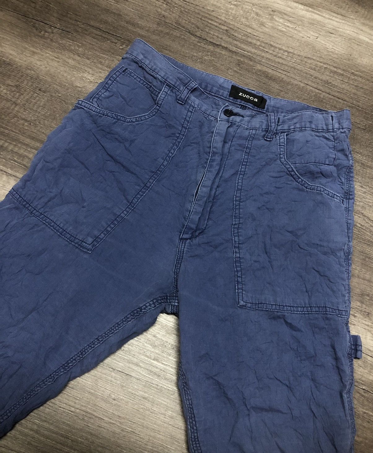 Designer × Issey Miyake × Zucca Vintage ZUCCA ISSEY MIYAKE Carpenter Pant Size US 30 / EU 46 - 5 Thumbnail