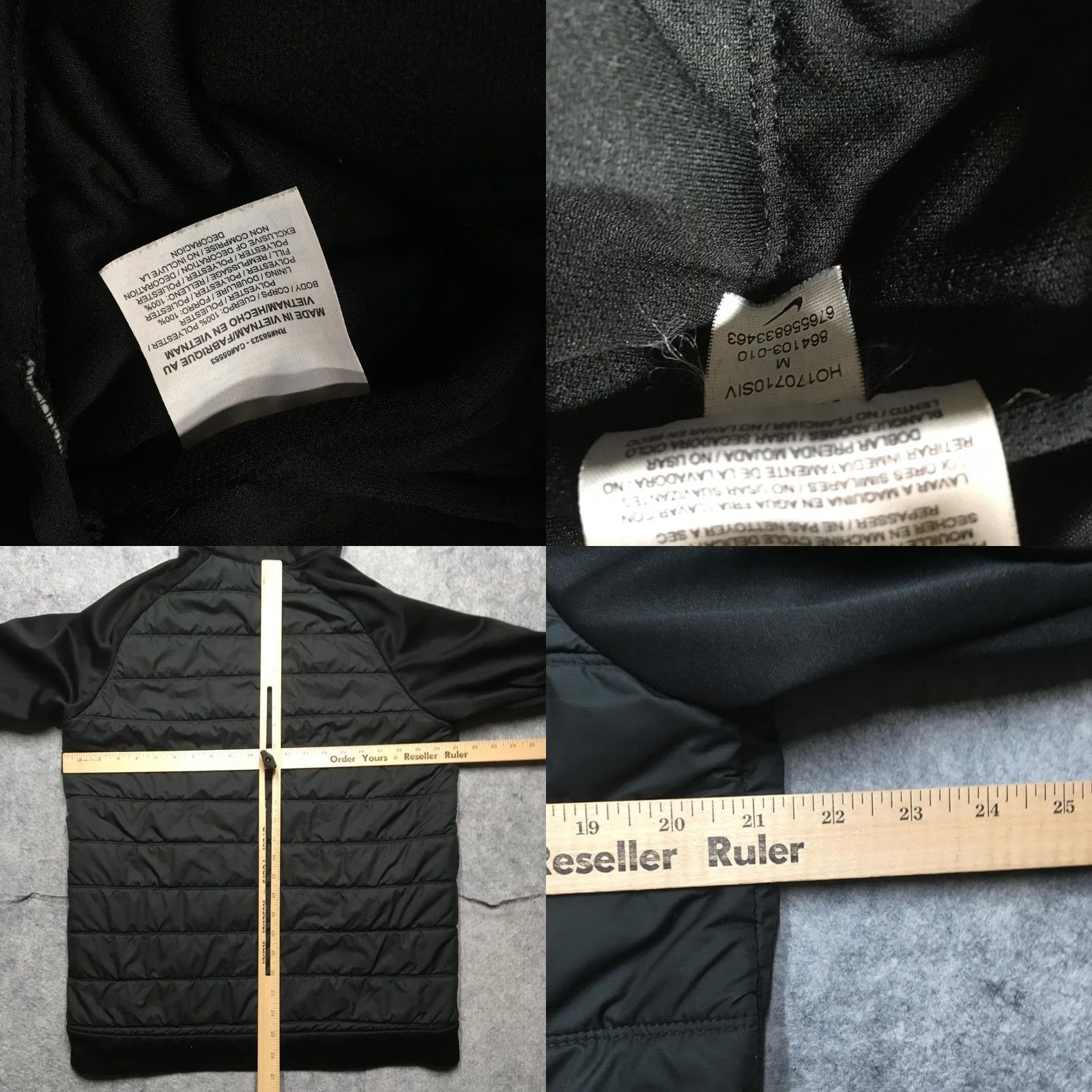 Nike Nike Dri-FIT Jacket Mens M Black Full Zip Hooded Insulated Running & Training Mid-Length Jacket Size US M / EU 48-50 / 2 - 8 Thumbnail